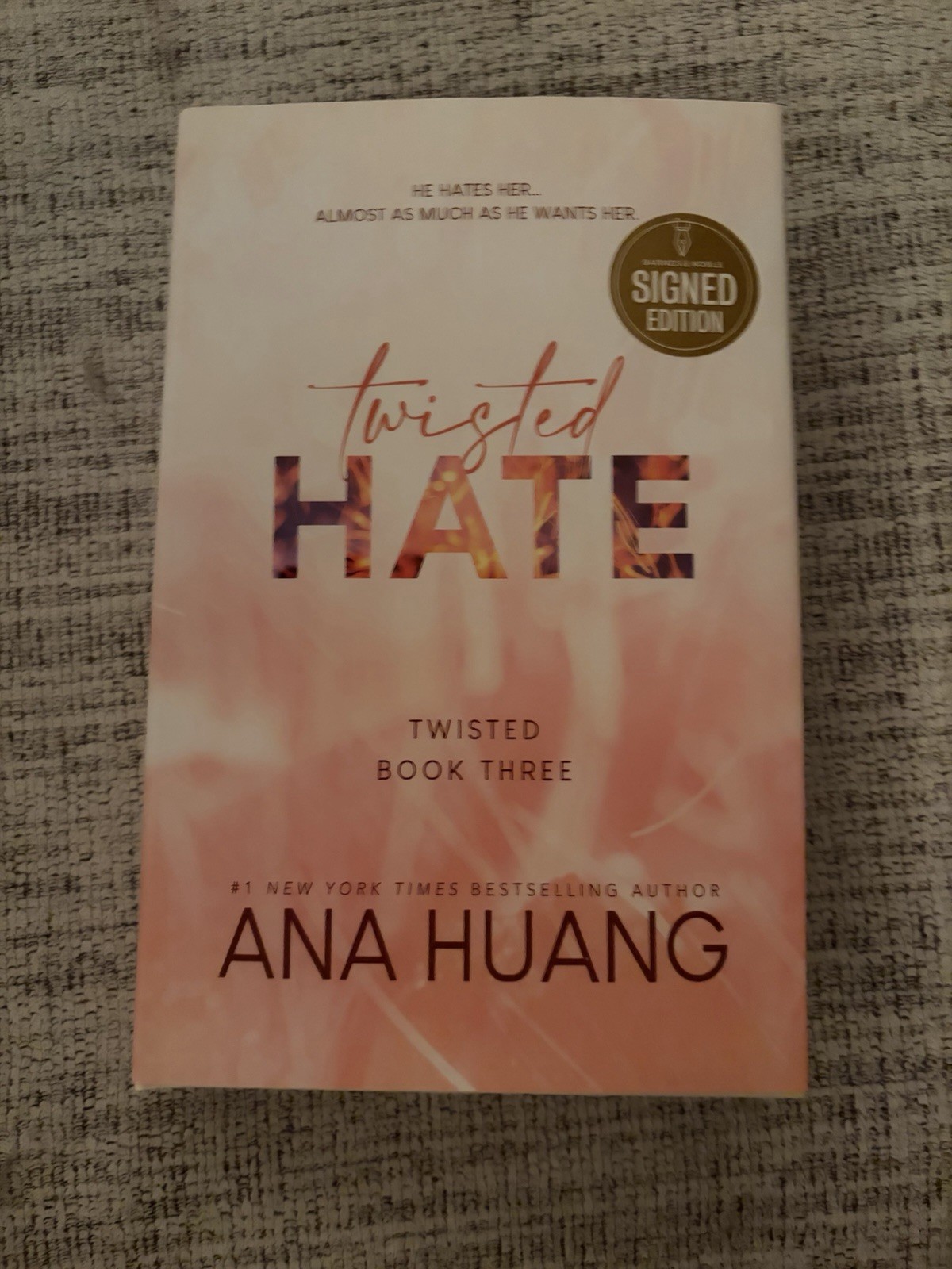 Ana Huang Twisted Hate Signed Edition HC Bloom Books 2025 Twisted Series Romance