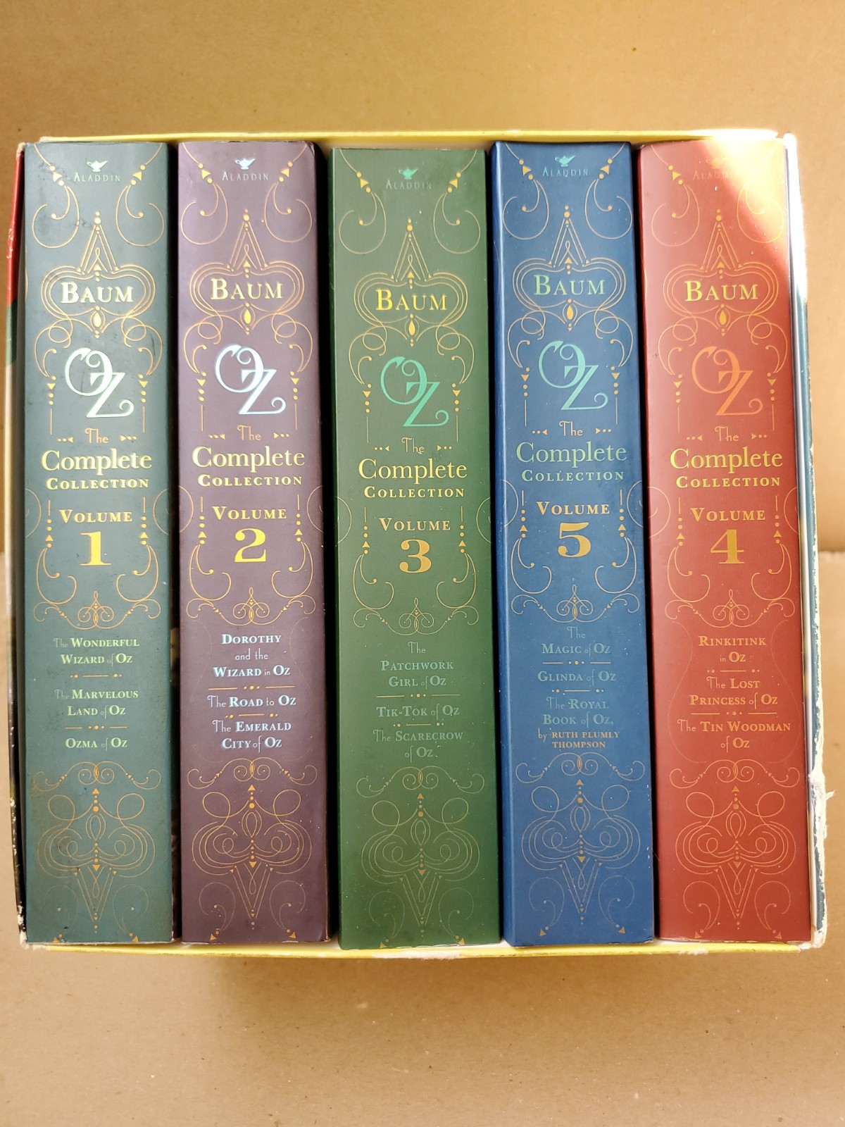 Oz, the Complete Paperback Collection Volume 1-5 L Frank Baum