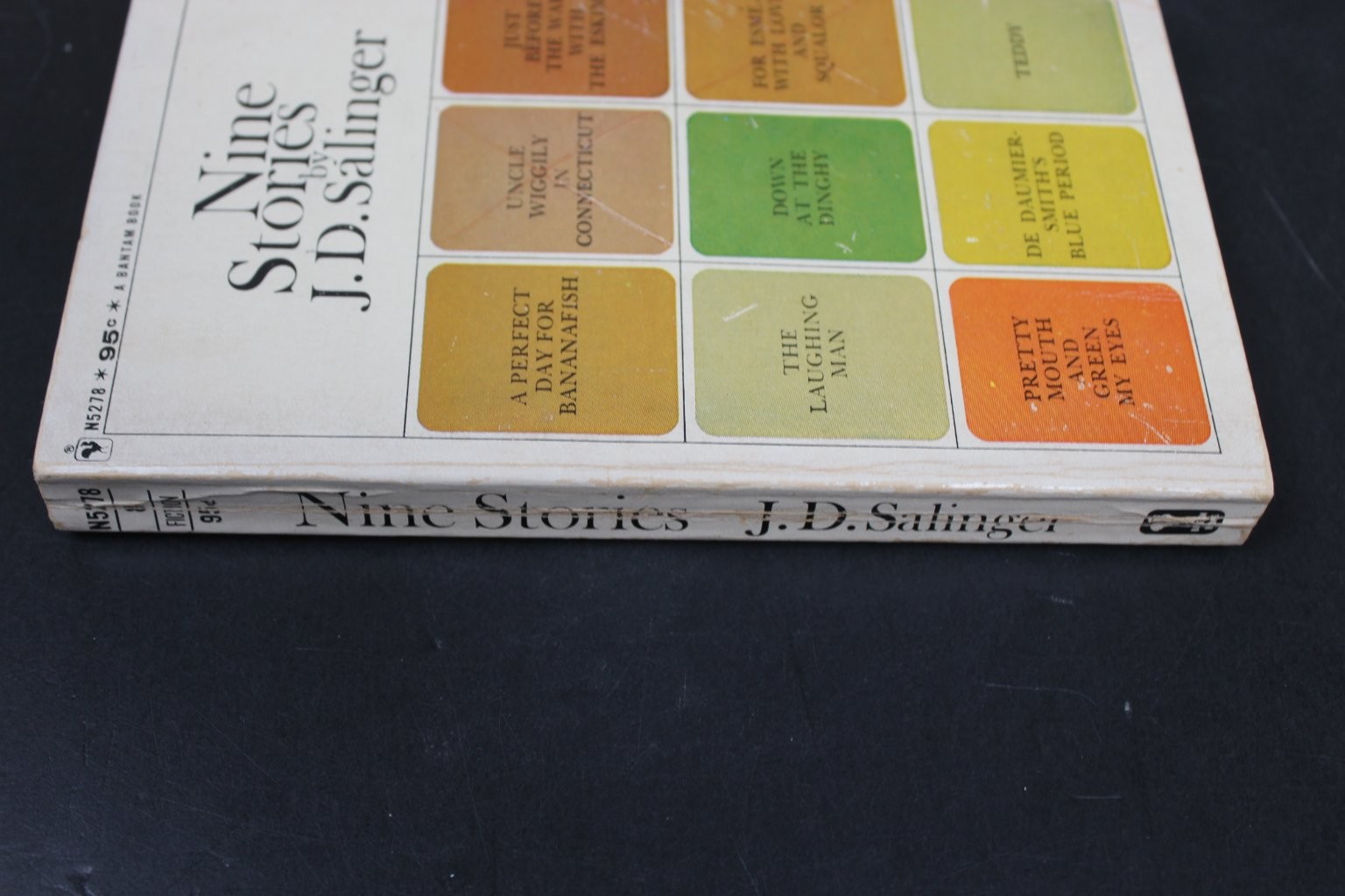 Nine Stories J.D. Salinger 1968 Bantam Edition Short Stories Fiction PB