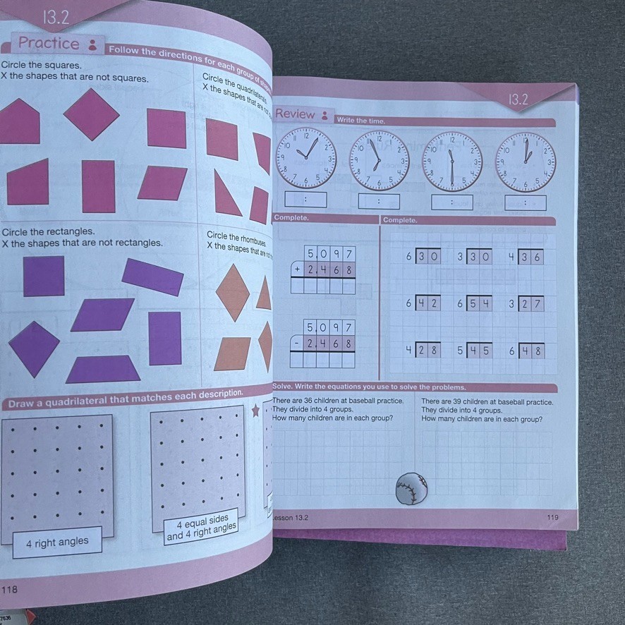 Third Grade Math With Confidence,Instructor Guide, &Student Workbook Part Lot 2