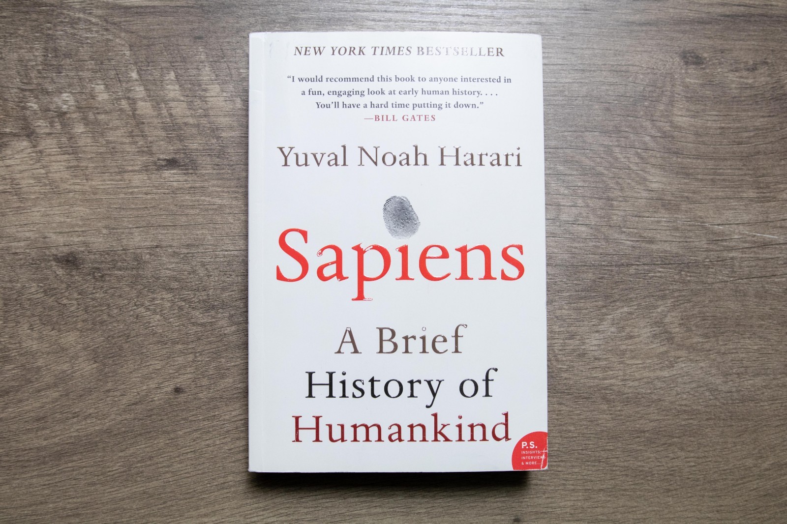 Sapiens: A Brief History of Humankind by Harari, Yuval Noah 2018 Book NYT Best
