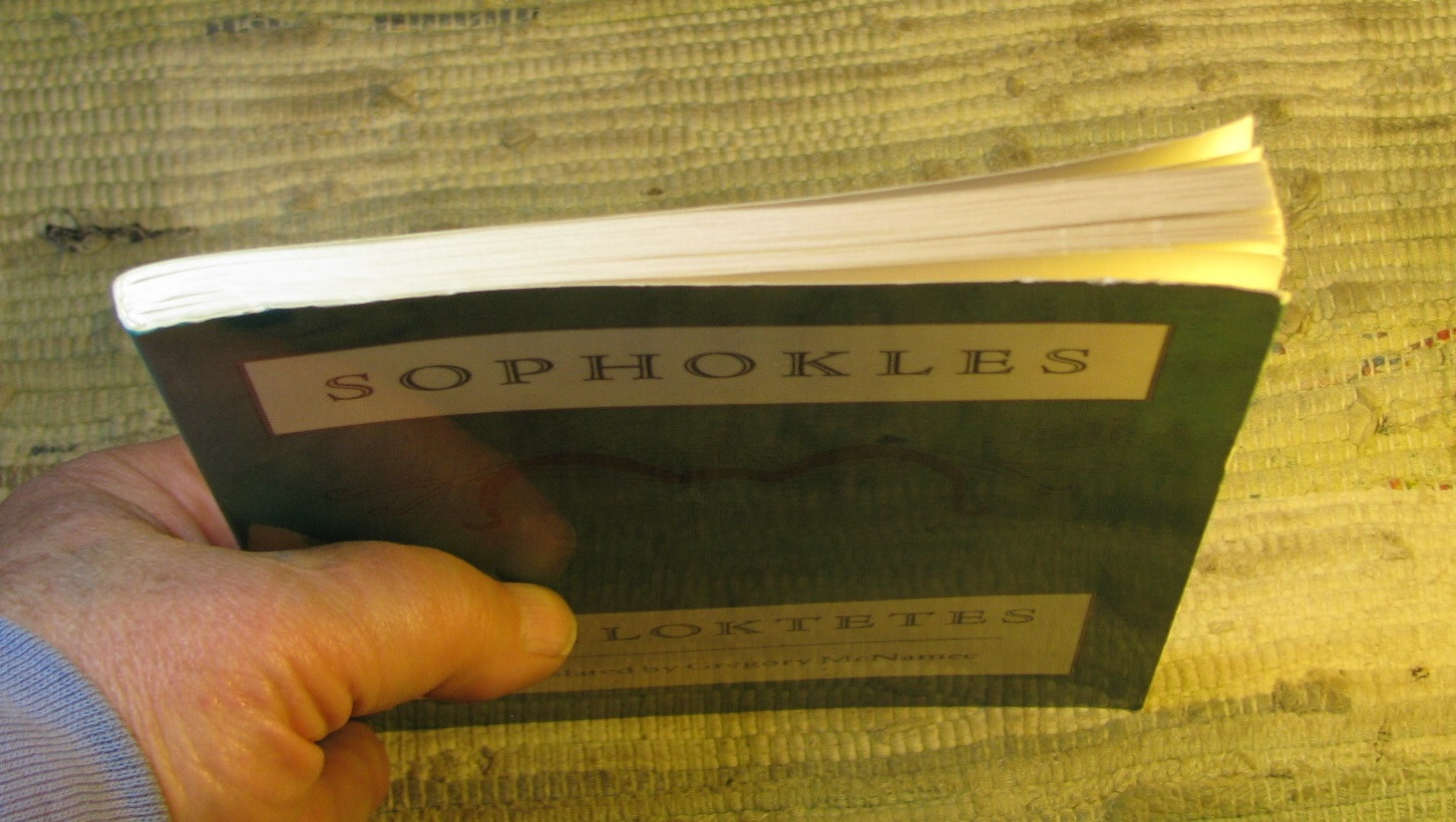 PHILOKTETES by Sophokles Gregory McNamee 1986 Copper Canyon Press 1st Ed PB