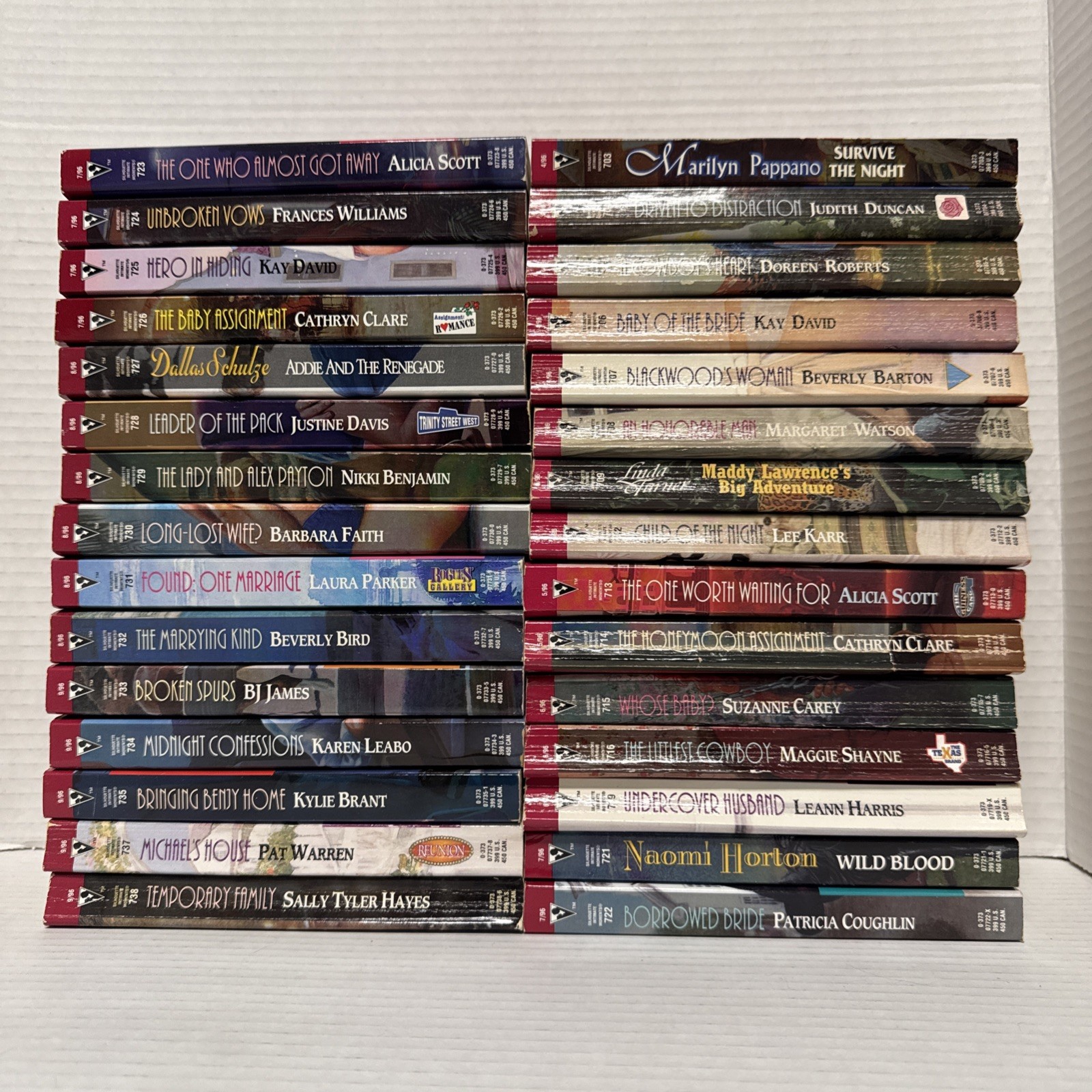 Lot of 30 Harlequin Silhouette Intimate Moments Romance PB Books