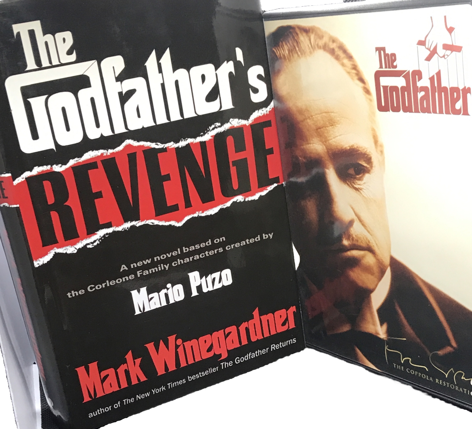 Book & DVD Lot First Edition Godfather’s Revenge by Mark Winegardner Mario Puzo