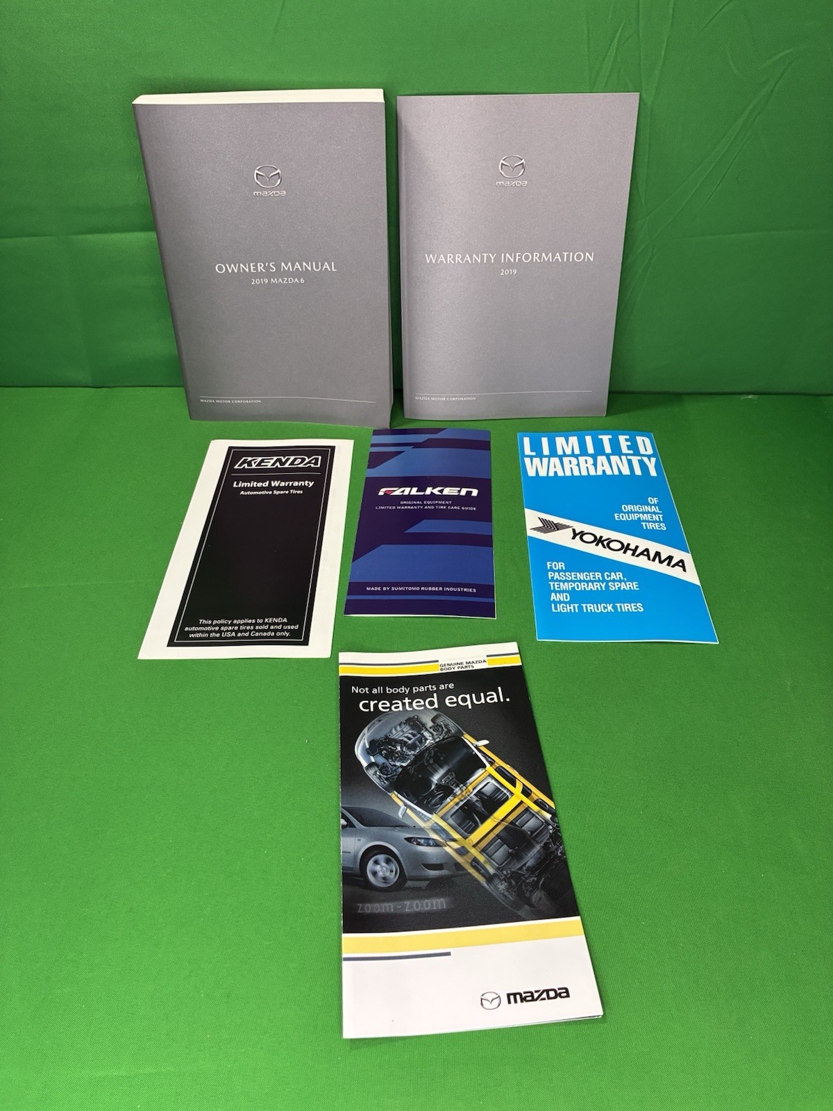 2019 MAZDA 6 Owner’s Manual Guide Book W/ Warranty Information In Original Case