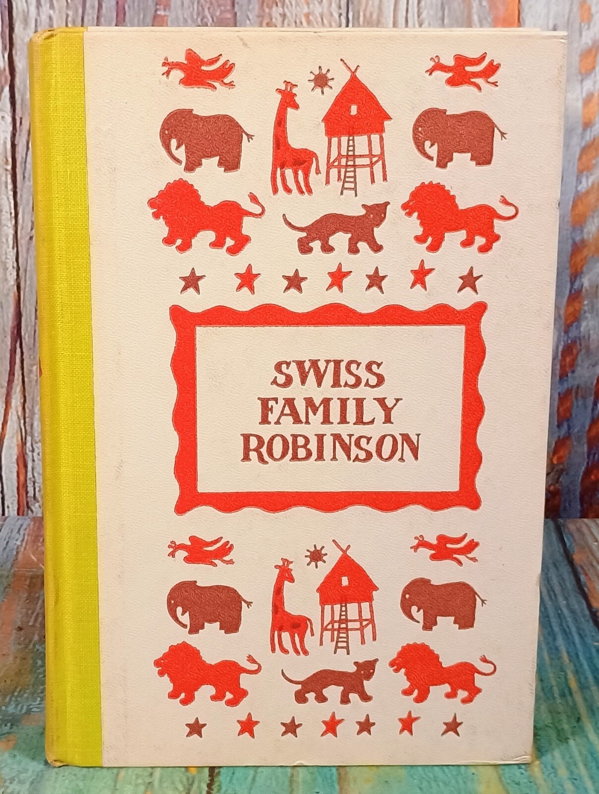 Swiss Family Robison by Johann David Wyss (1954, Hardcover) Junior Deluxe Editio