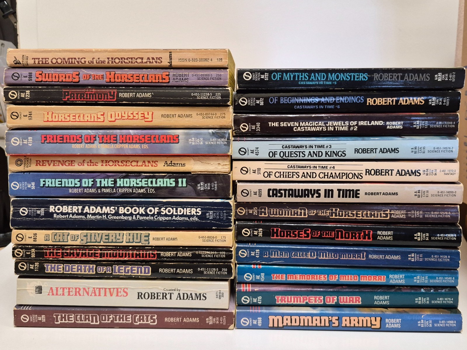 Robert Adams Horseclans + More, Signet Vintage Lot of 25 PB
