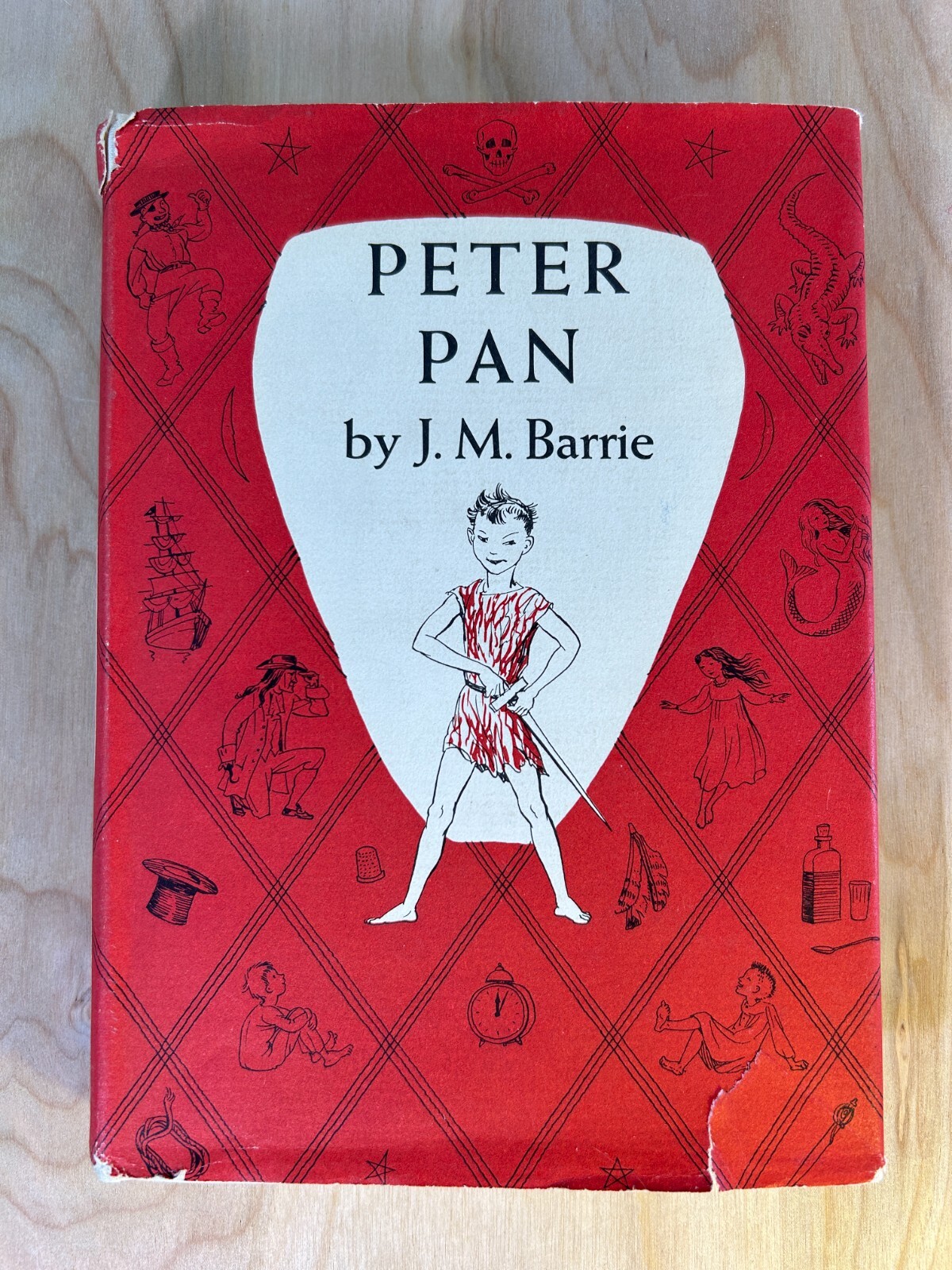 Peter Pan by J.M. Barrie, illustrated By Nora Unwin (1966, Willow Leaf Library)