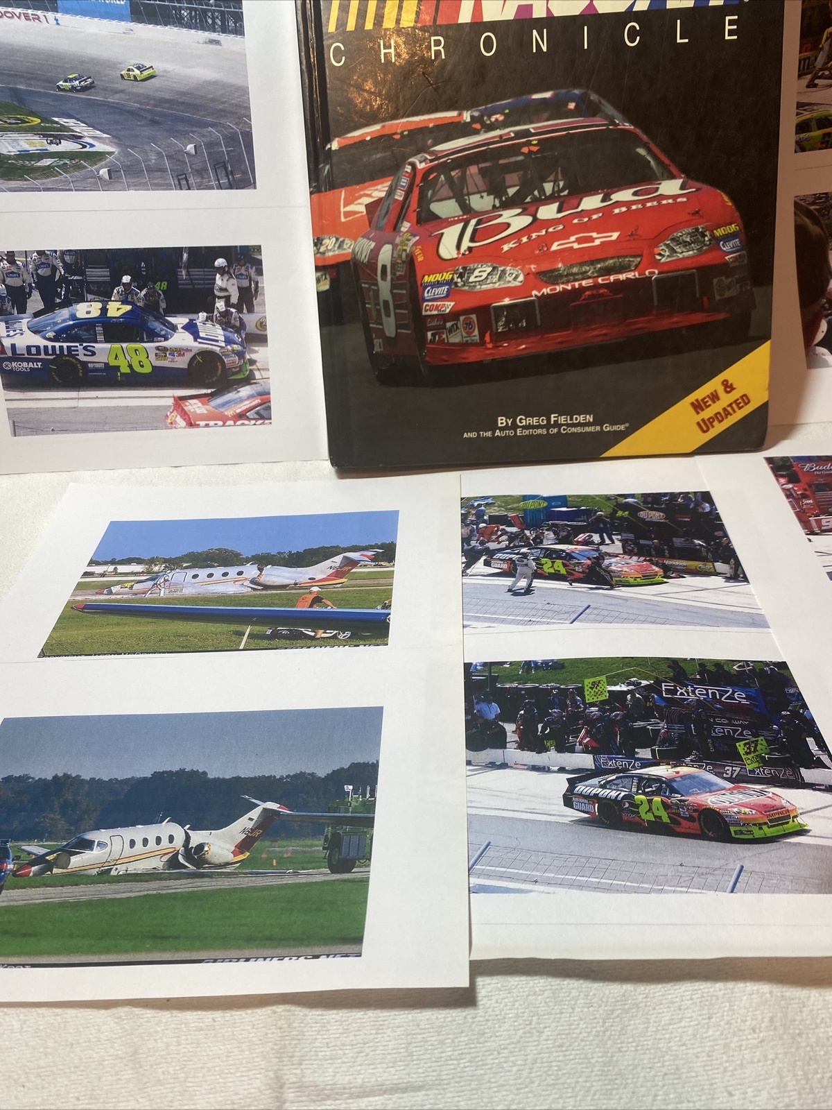 Nascar Chronicle Hardcover By Greg Fielden Racing Book 496 Pages