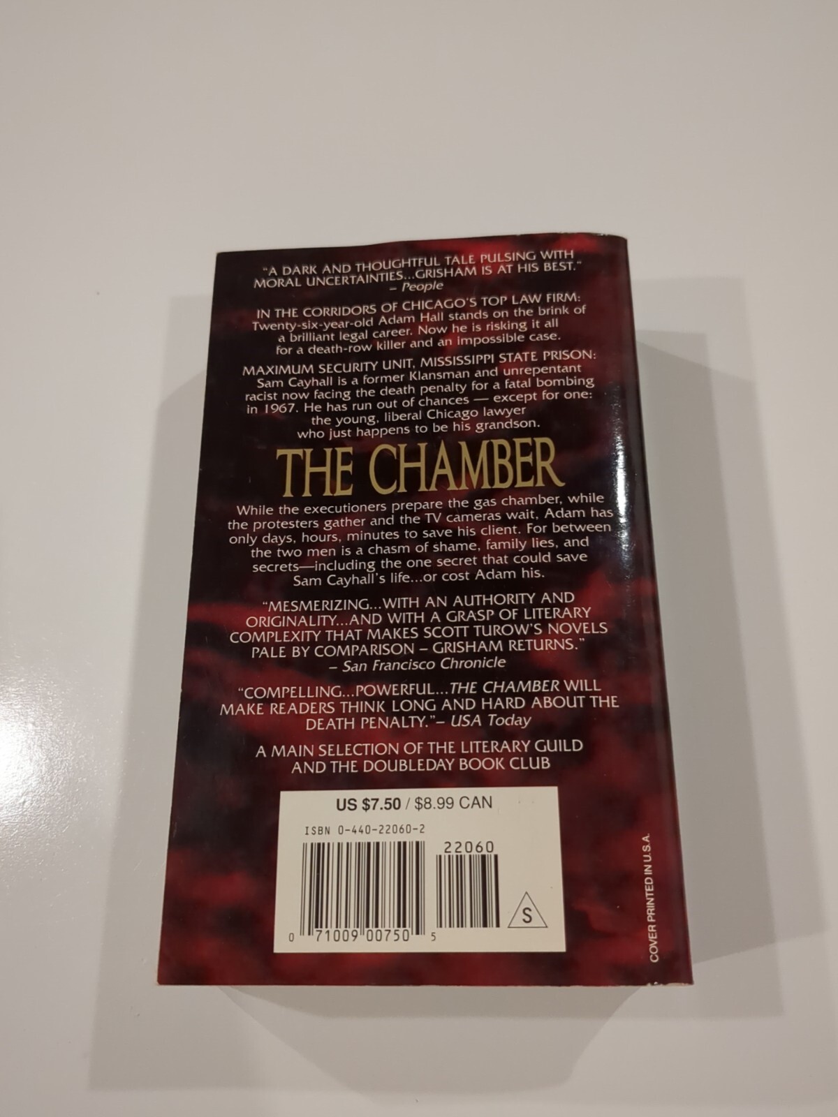 The Chamber by John Grisham (1995, Mass Market)