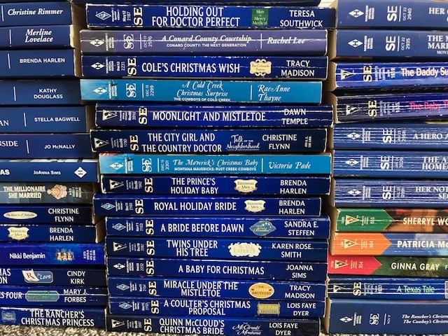 Lot of 10 Silhouette/Harlequin SE Romance Paperbacks Random Mix of Books