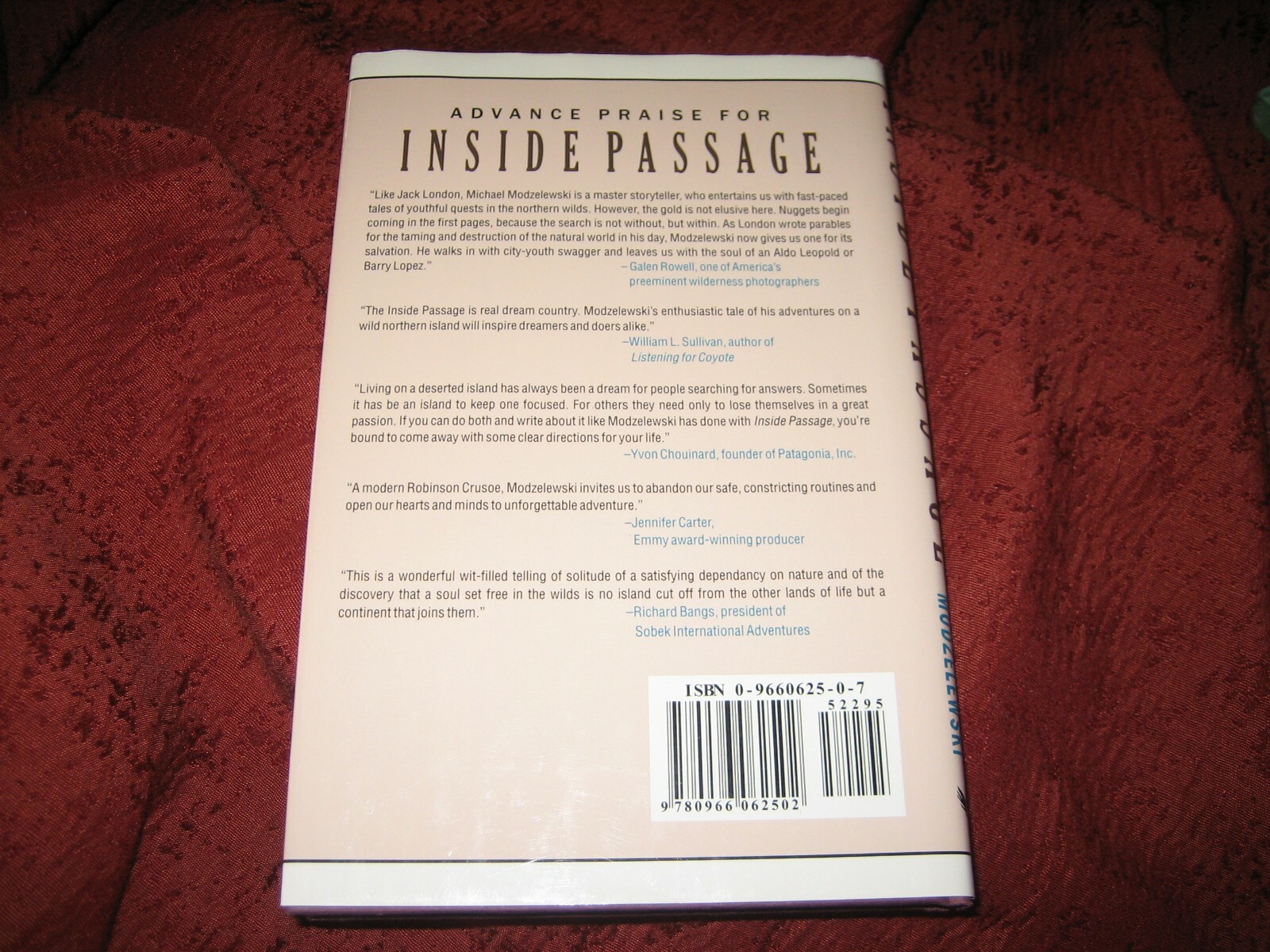 INSIDE PASSAGE MICHAEL MODZELEWSKI HD SIGNED