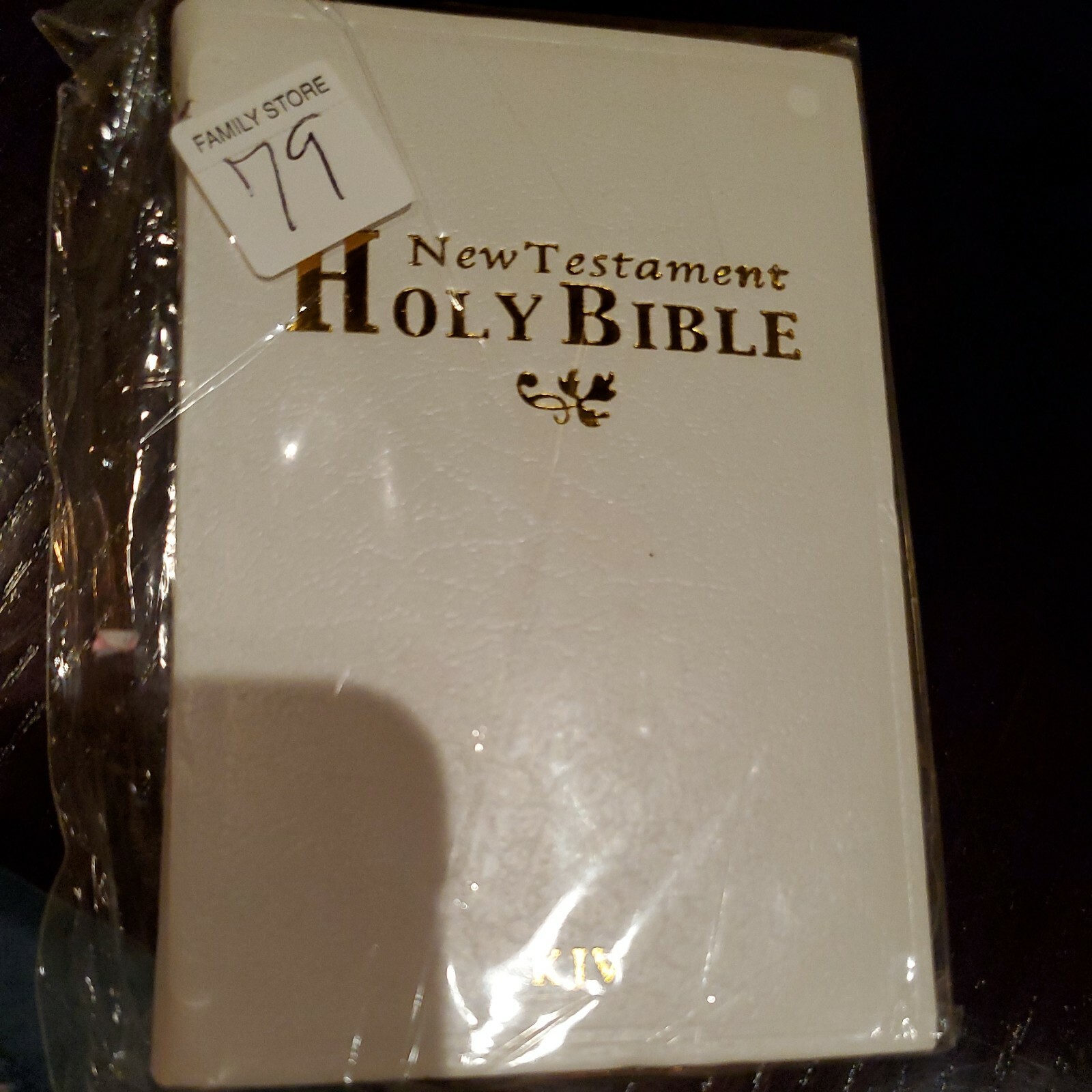 Pocket Mini Holy Bible Authentic King James Version 3 x 4.25 inch White or Black