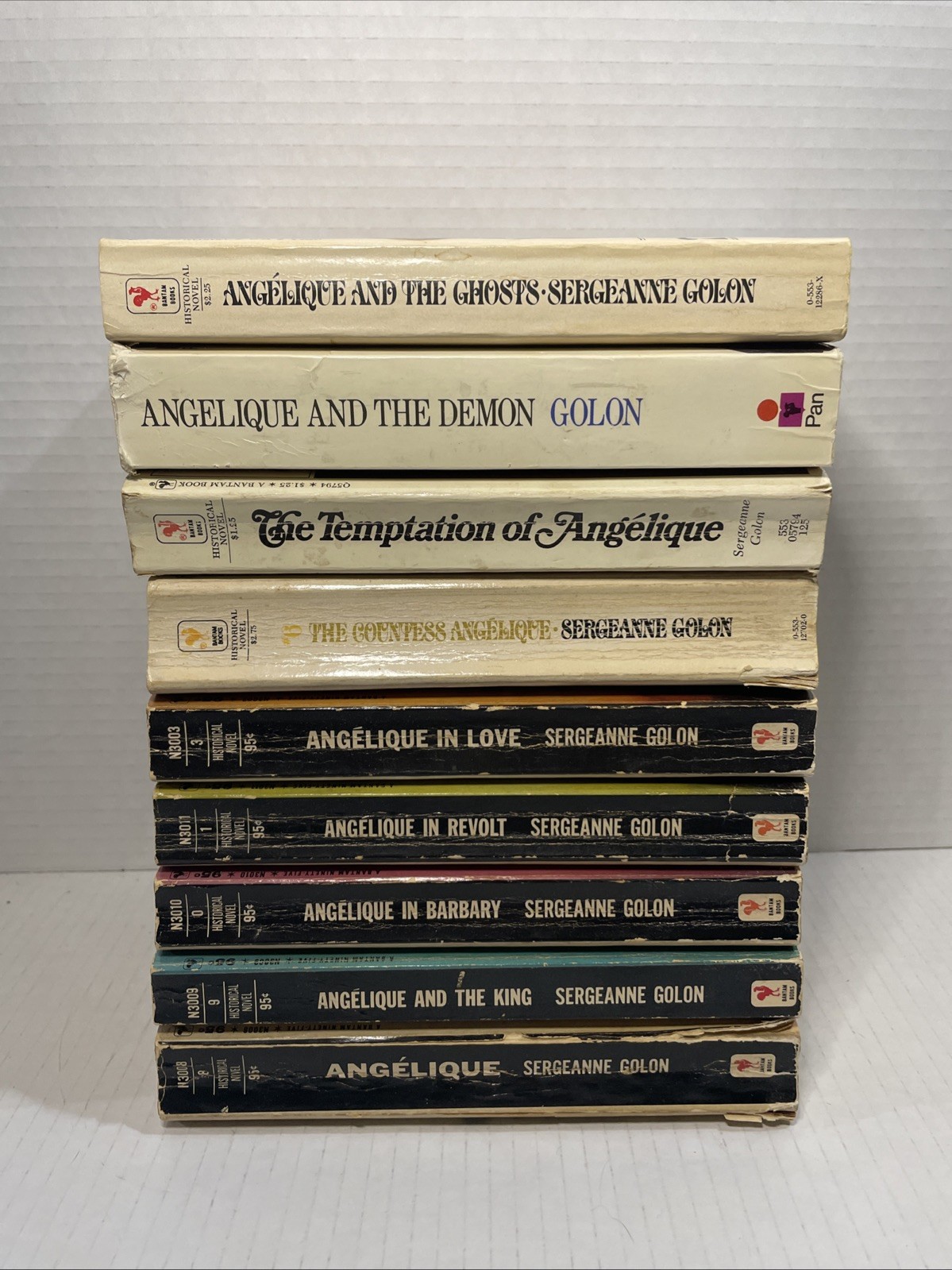 Angelique by Sergeanne Golon Vintage Romance Series Complete Paperback Set of 9