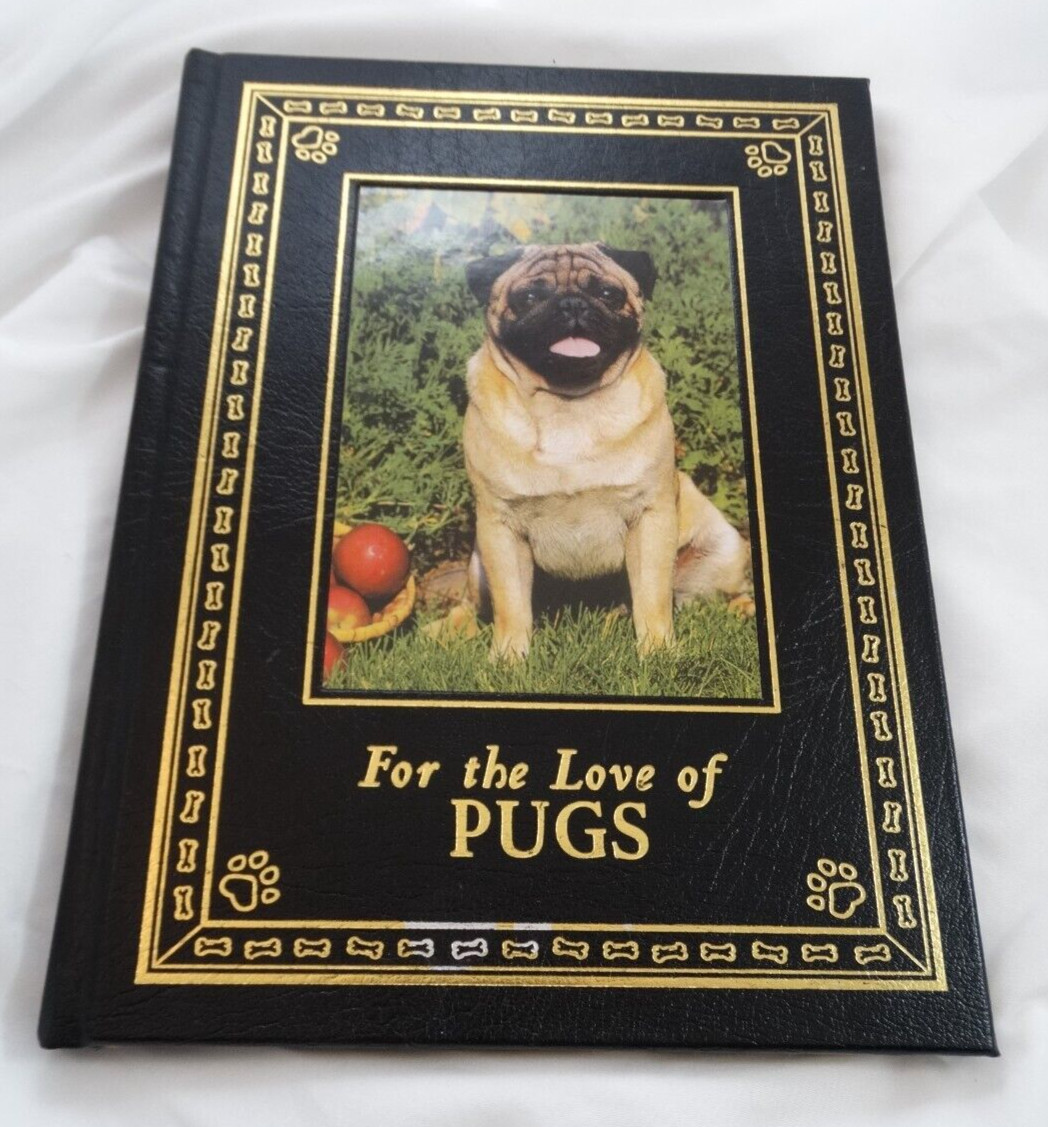 For The Love Of Pugs Book By Robert Hutchinson 1998 Gold Gilt Browntrout Publish