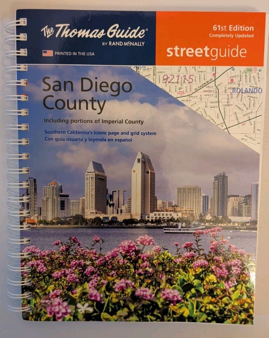 Thomas Guide San Diego County 61st Edition April 2022