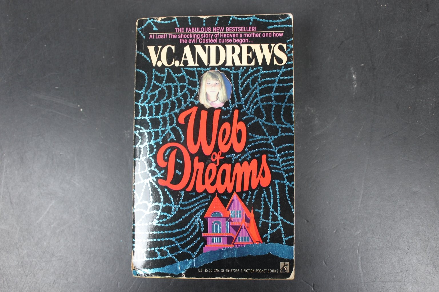 Web of Dreams V.C. Andrews 1990 First Printing Paperback Gothic Pocket Books PB