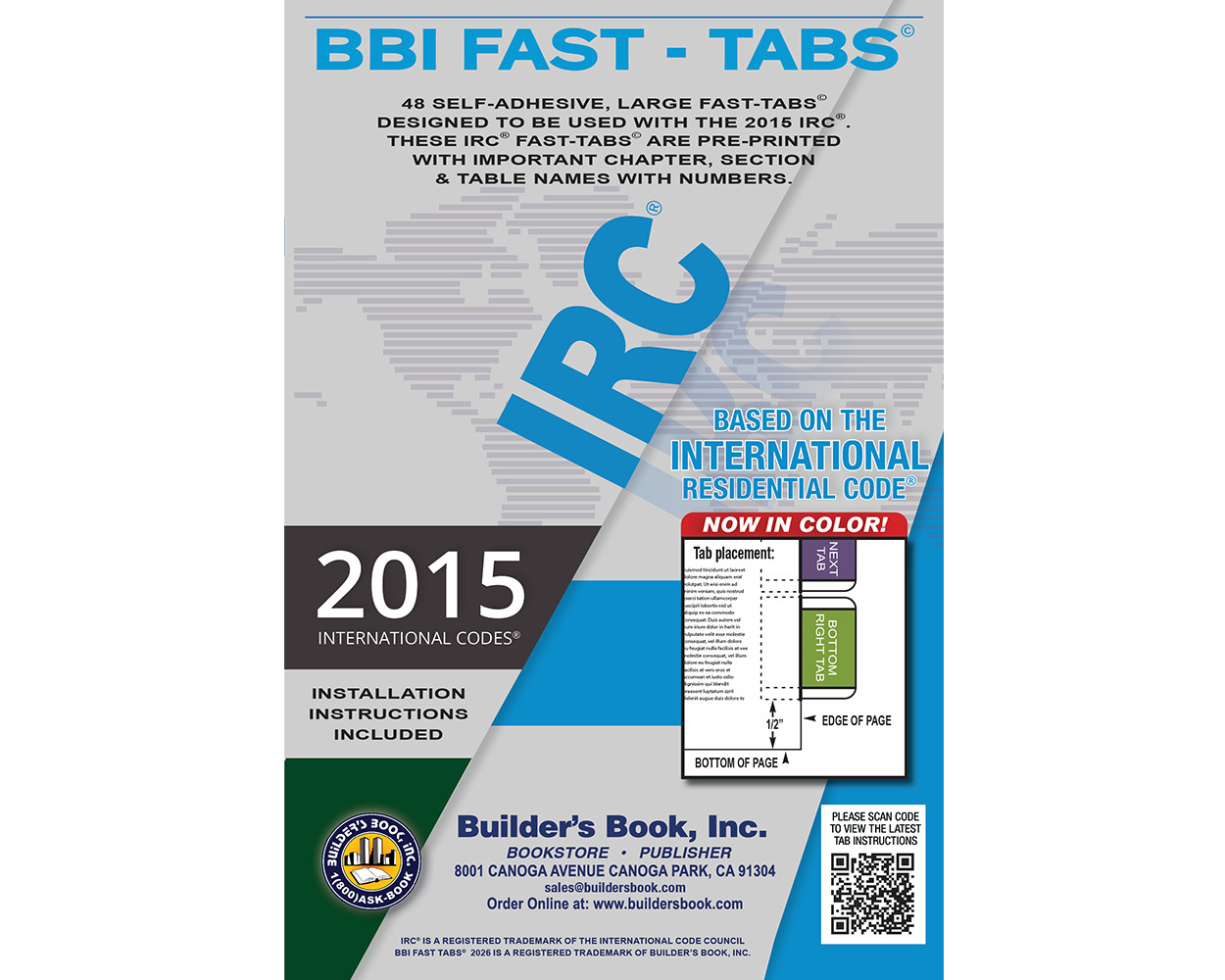 2015 International Residential Code Fast Tabs