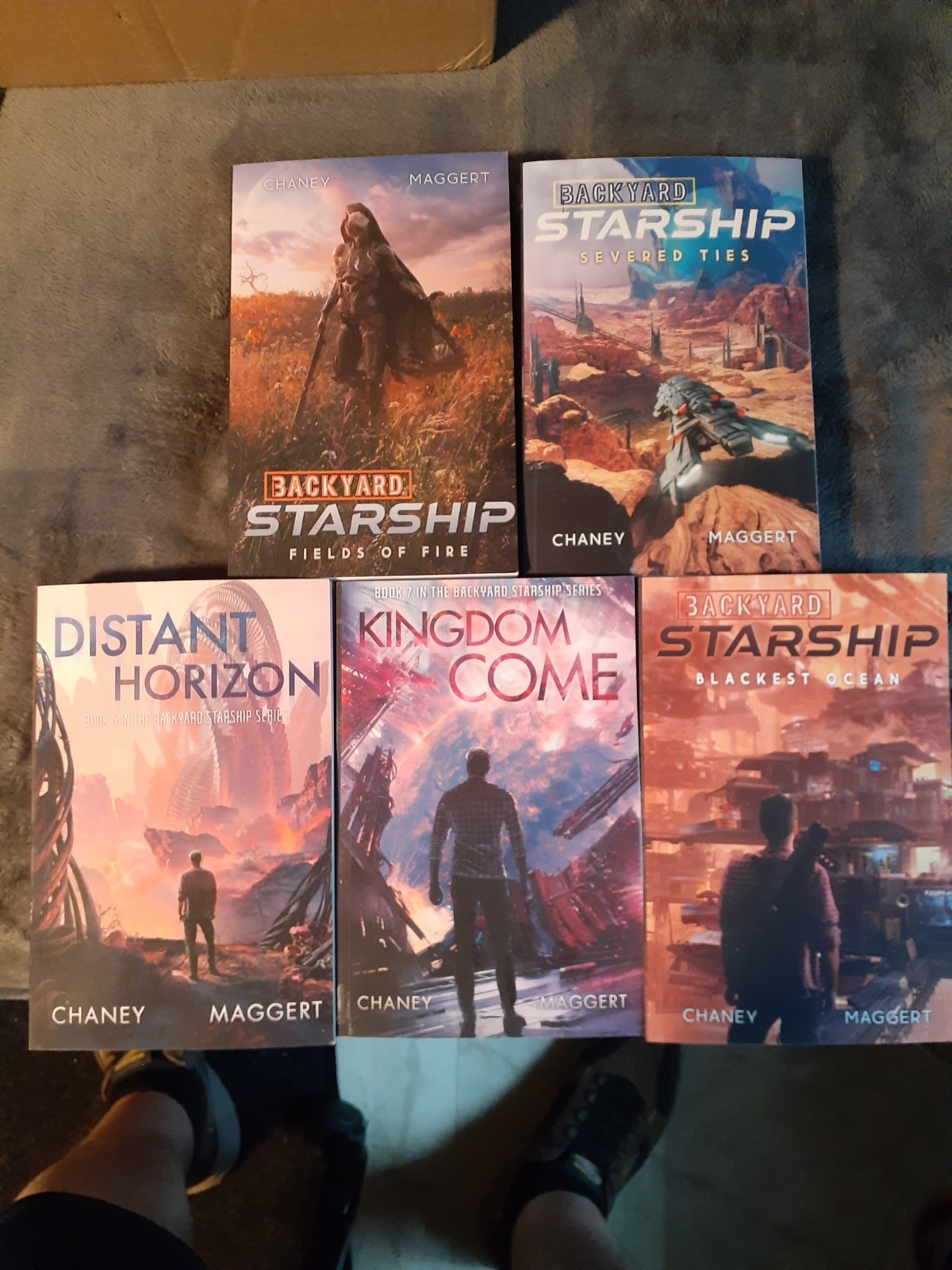 Backyard Starship Volumes 6-10 Paperback By JN Chaney & Terry Maggert