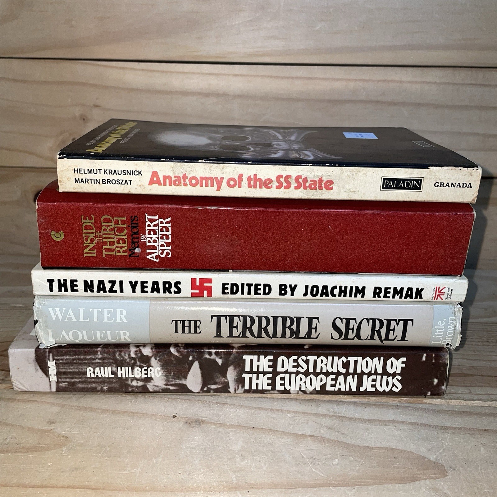 Hitler & Nazi Germany WW2 5 Book Lot SS Third Reich Holocaust War