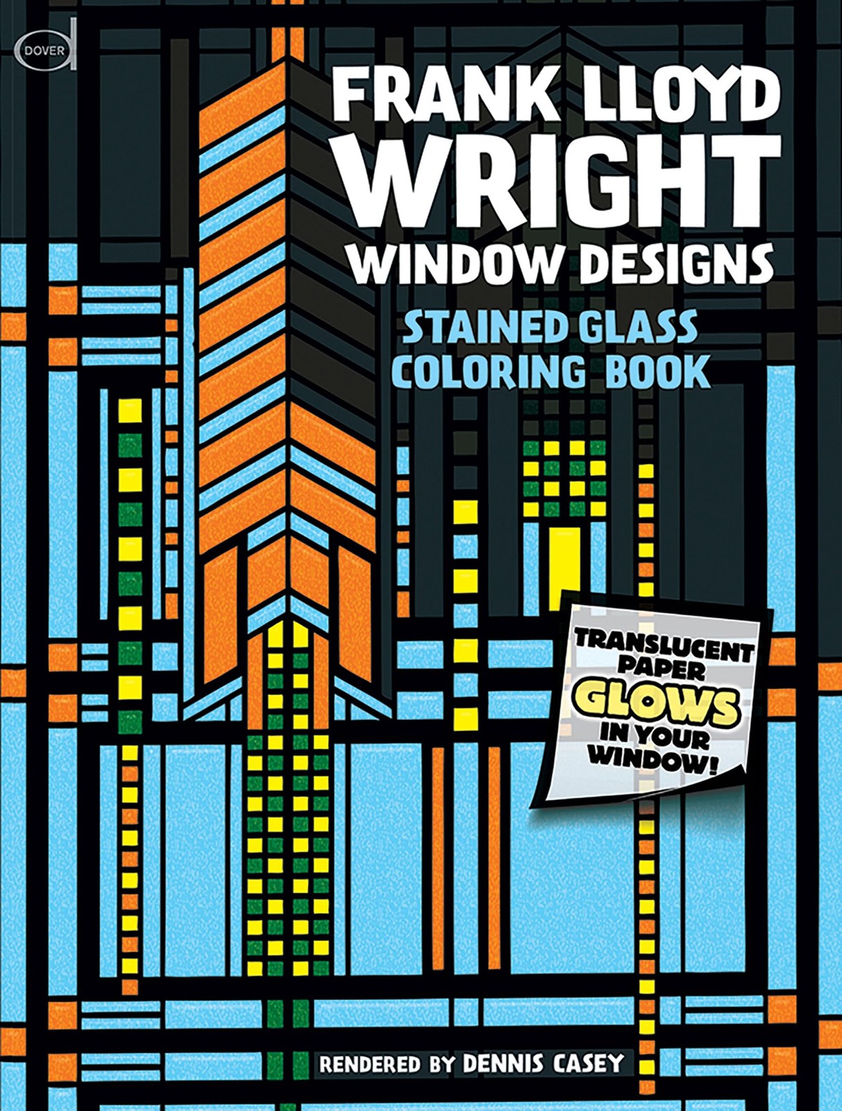 Frank Lloyd Wright Window Designs Stained Glass Coloring Book (Dover Design …