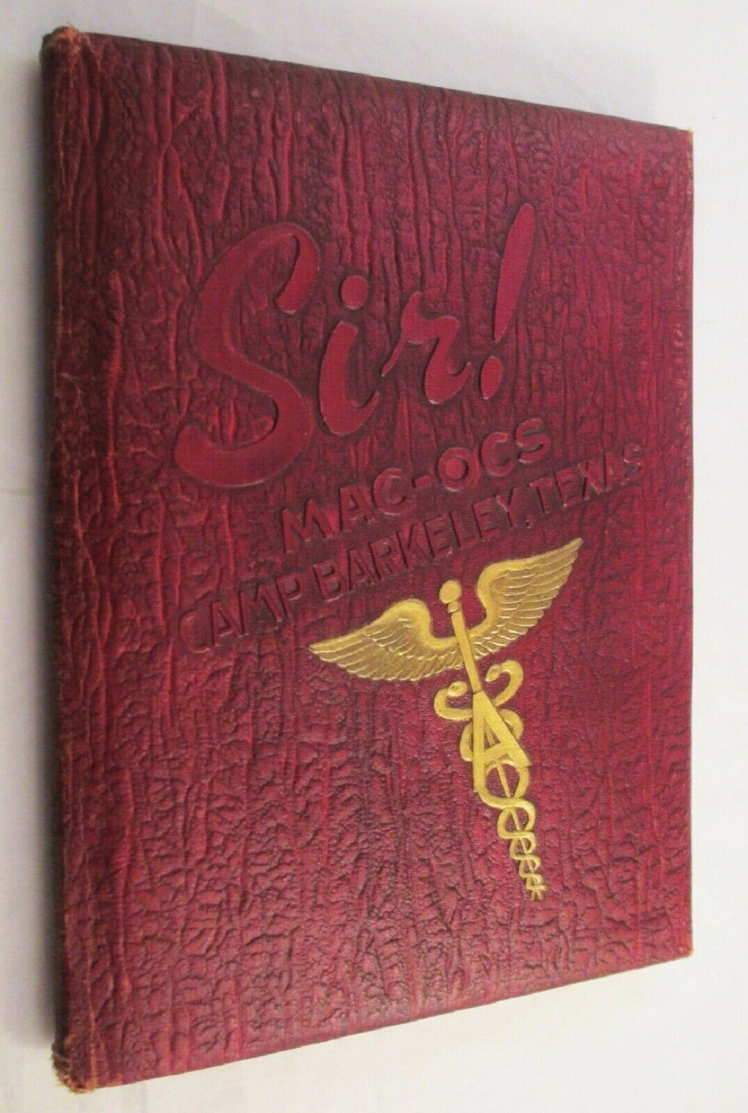 Camp Barkeley Texas 1943 WWII MAC-OCS Class 27 Medic Medical Administration