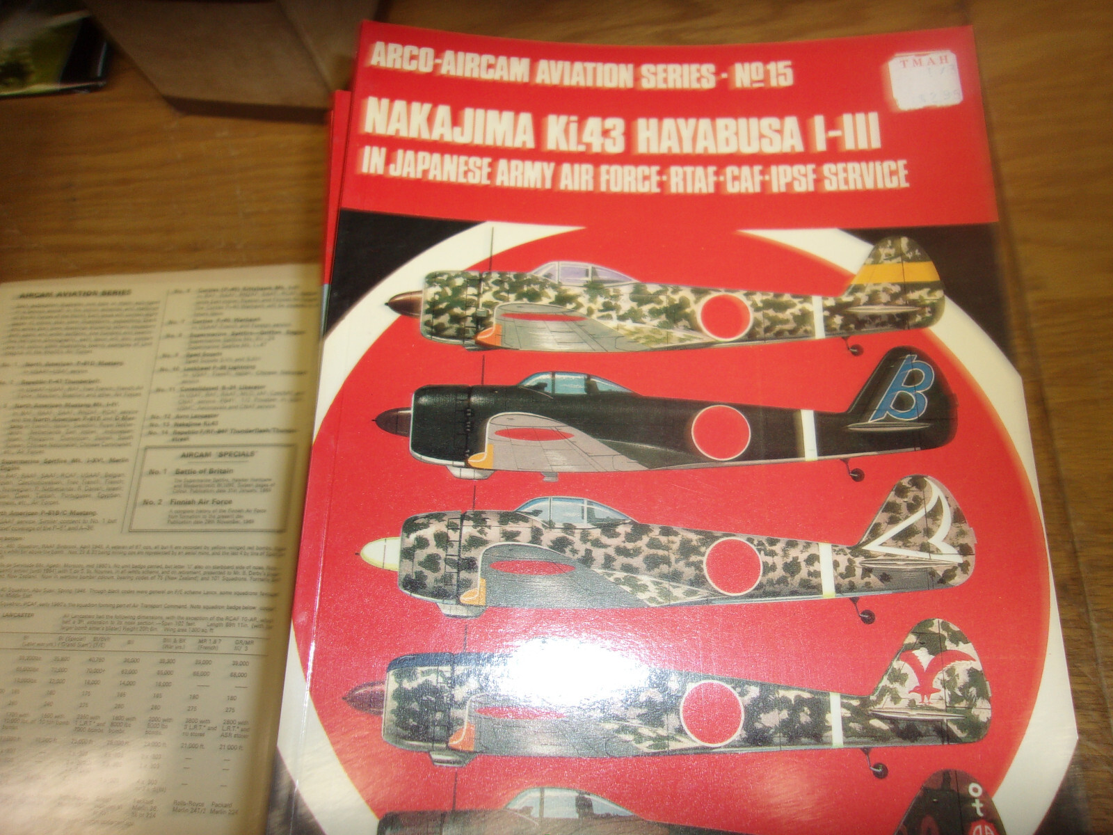 Arco-Aircam Aviation Series – #15 Nakajima Ki. 43 Hayabusha I-III