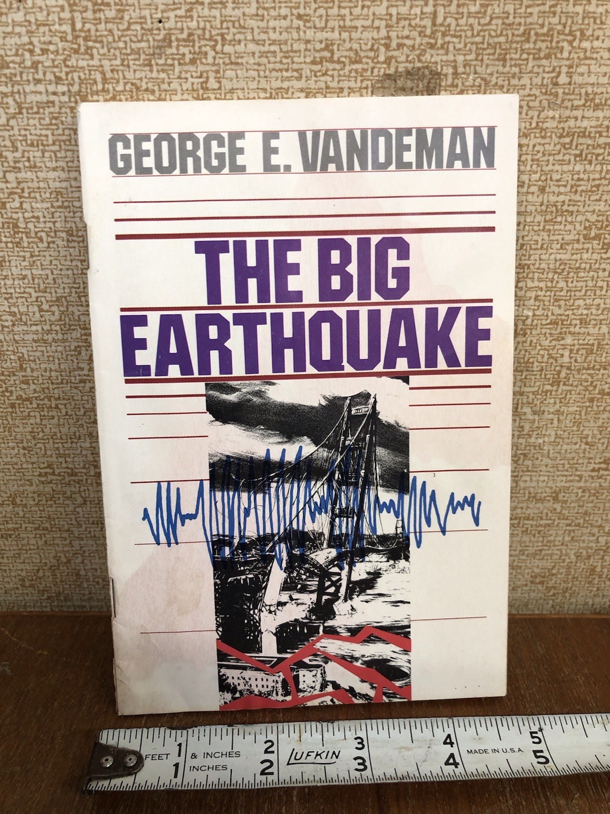 Rare The Big Earthquake by George E. Vandeman – 1987 Softcover Christian Book