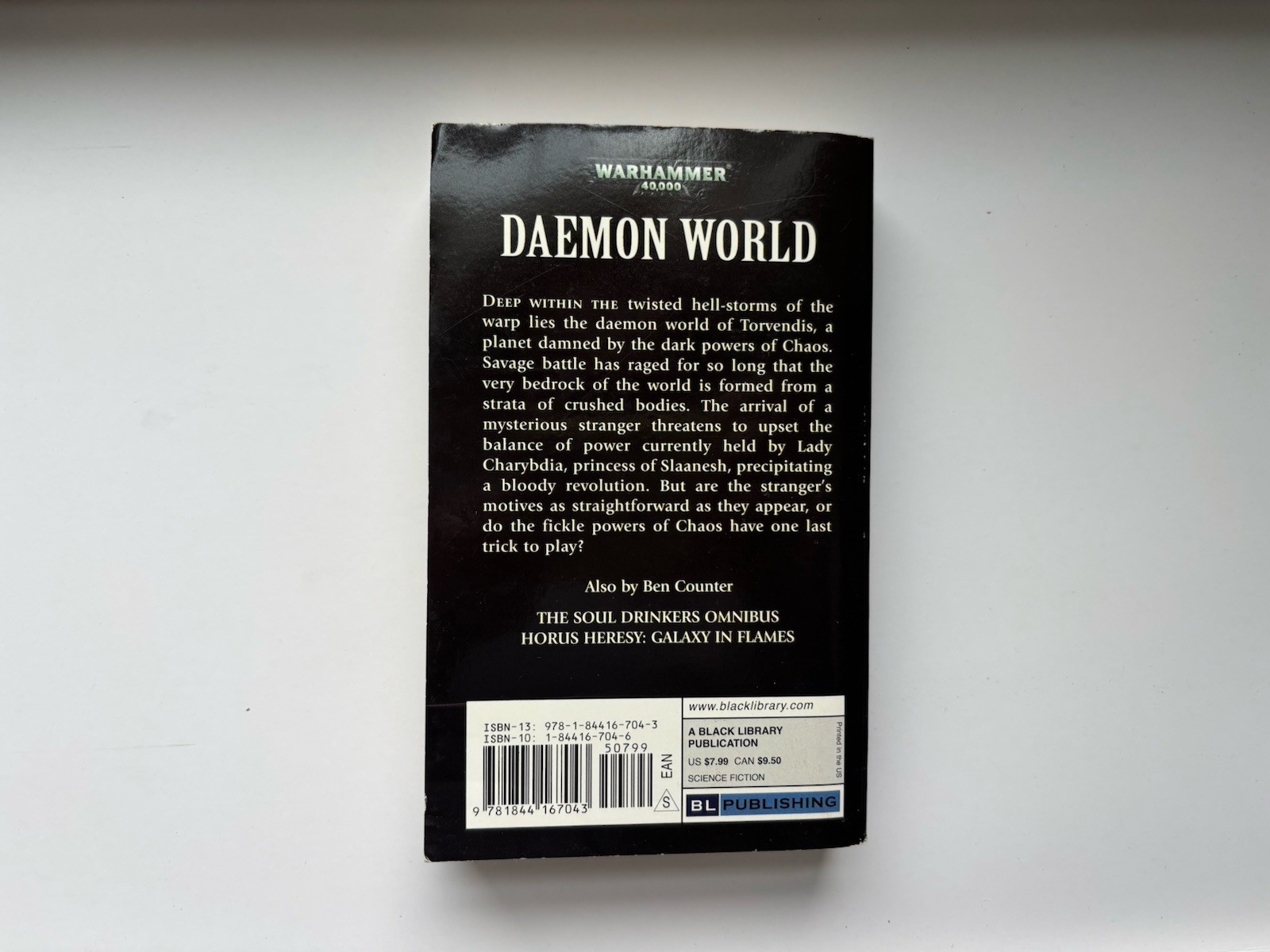 Warhammer 40k Daemon World by Ben Counter (2009, Mass Market)