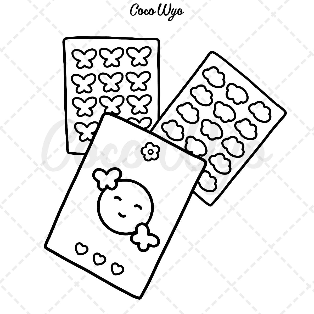 Glow Cosmetics Coloring Book for Adults and Kids Bold and Easy Simple and Big