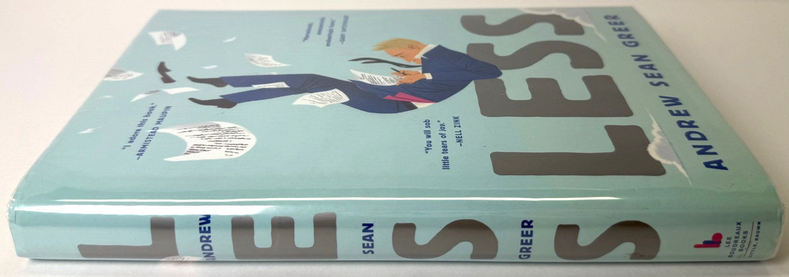 Less (Pulitzer) Andrew Sean Greer 2017 HCDJ 1st editon 1st printing in Mylar, VG