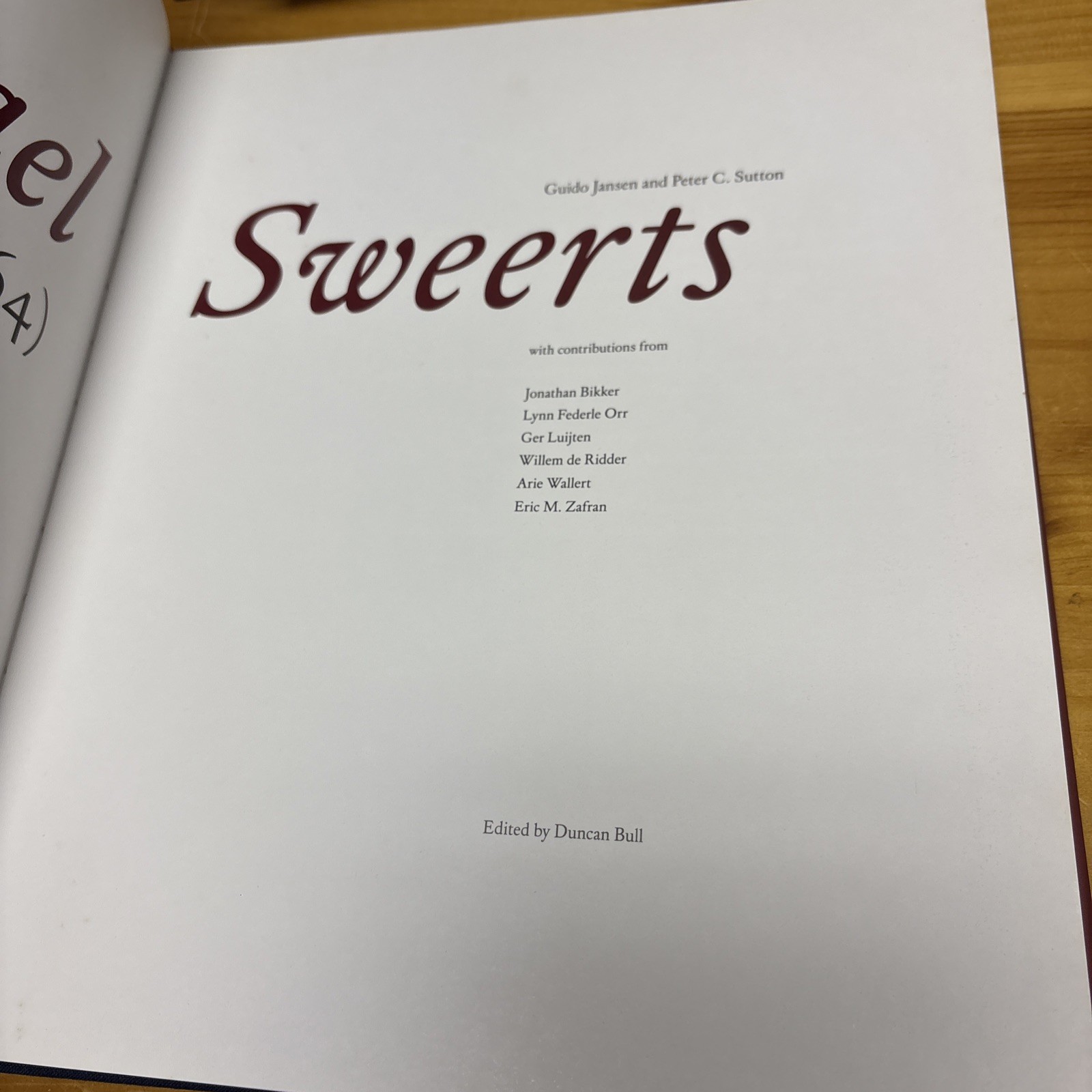 MICHAEL SWEERTS: 1618-1664 By Guido Jansen & Peter C. Sutton – Hardcover DJ
