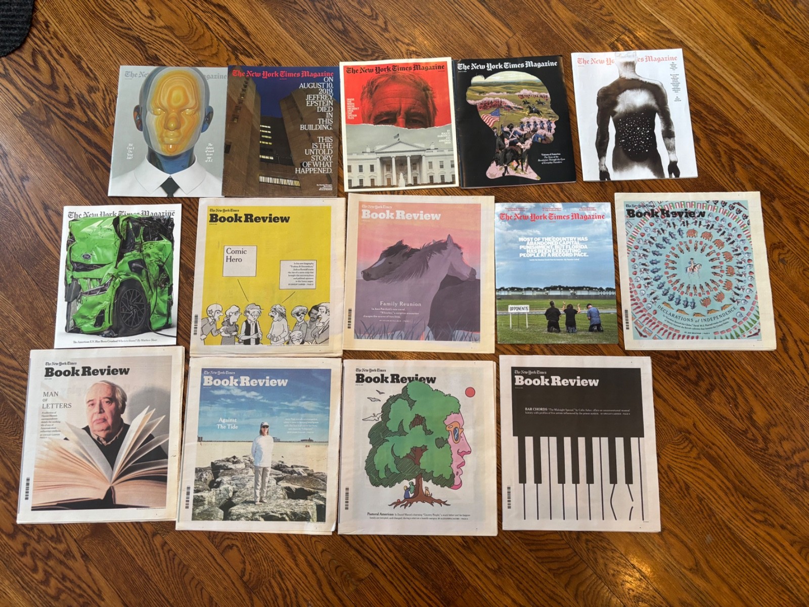 Lot of 7 New York Times Book Review & Magazines-June 14 to July 26 , 2026 NEW