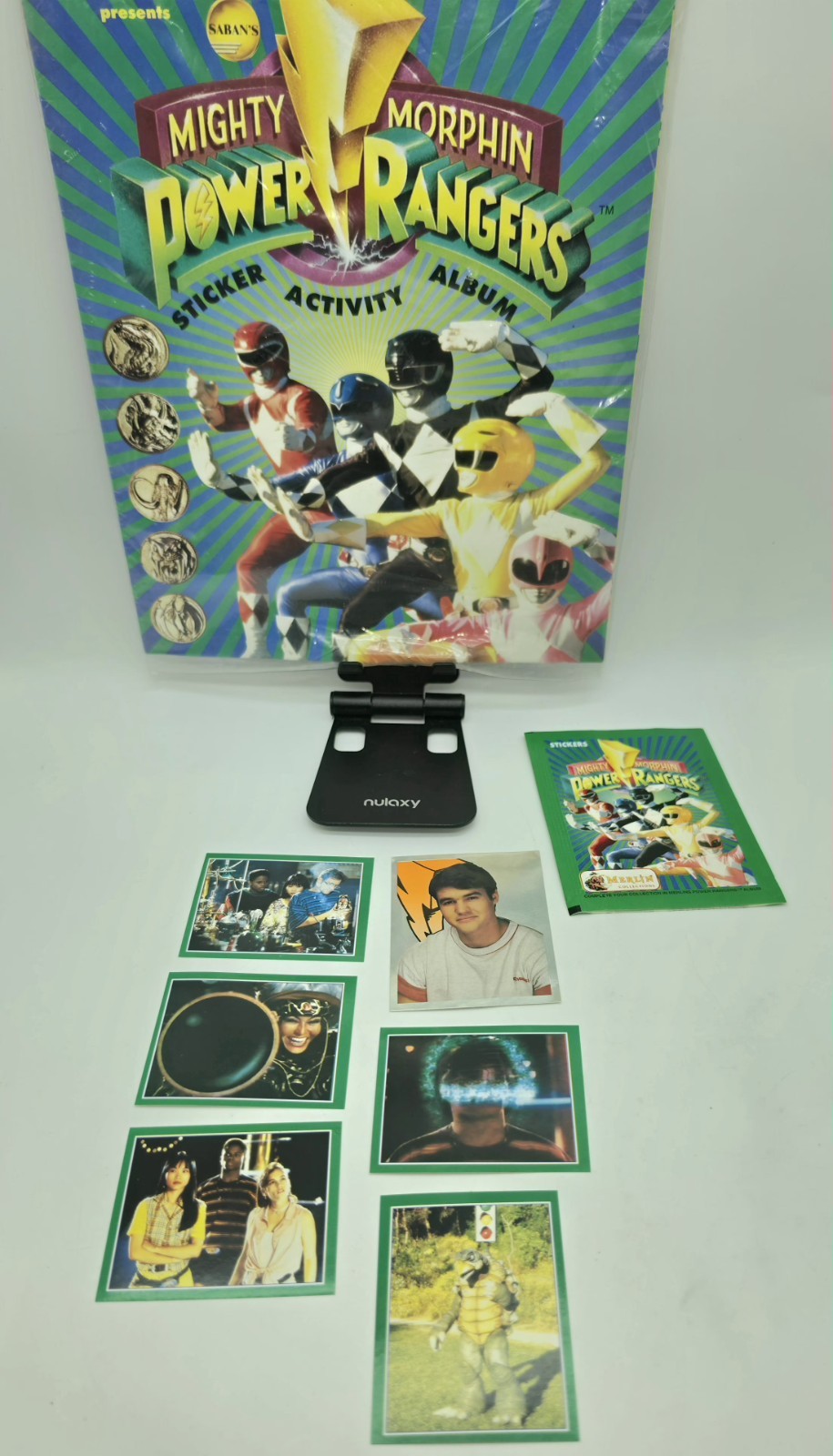 Mighty Morphin Power Rangers Sticker Activity Album Merlin 1994 New See Desc