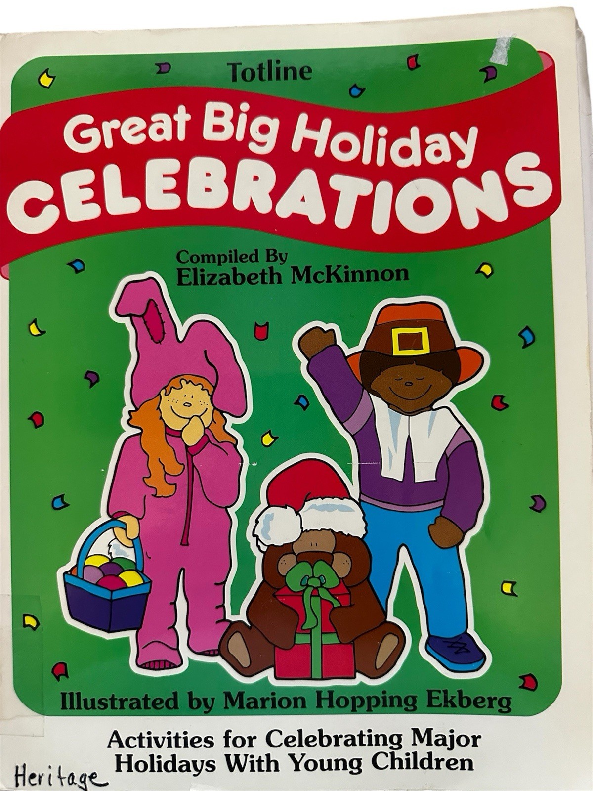 Vintage 90’s Totline Great Big Holiday Celebrations 221 pages