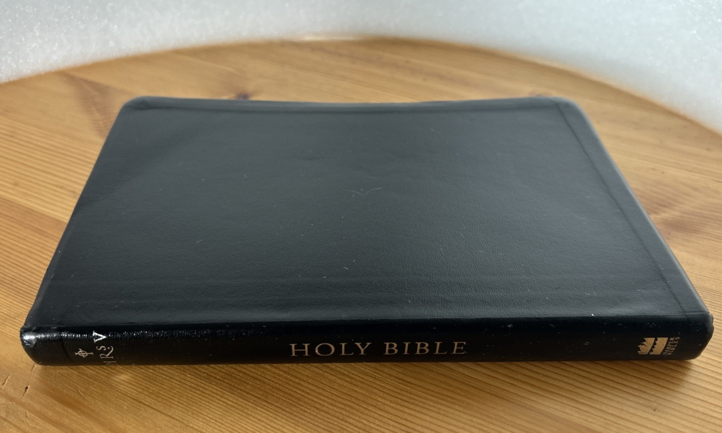 NRSV The Go Anywhere Thinline Bible Black Bonded Leather Out Of Print G+