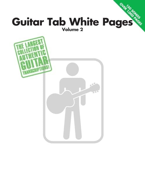 Guitar Tab White Pages, Volume 2 | Guitar Recorded Versions Songbook | 150 N…