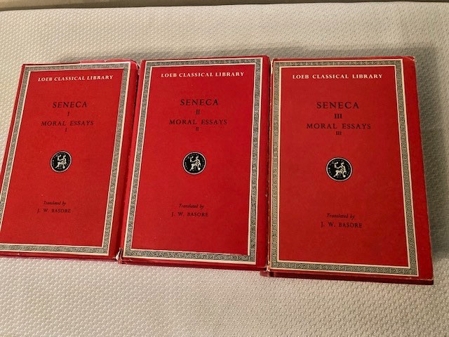 Seneca: Moral Essays Vols. 1-3, Loeb Classical Library, free shipping