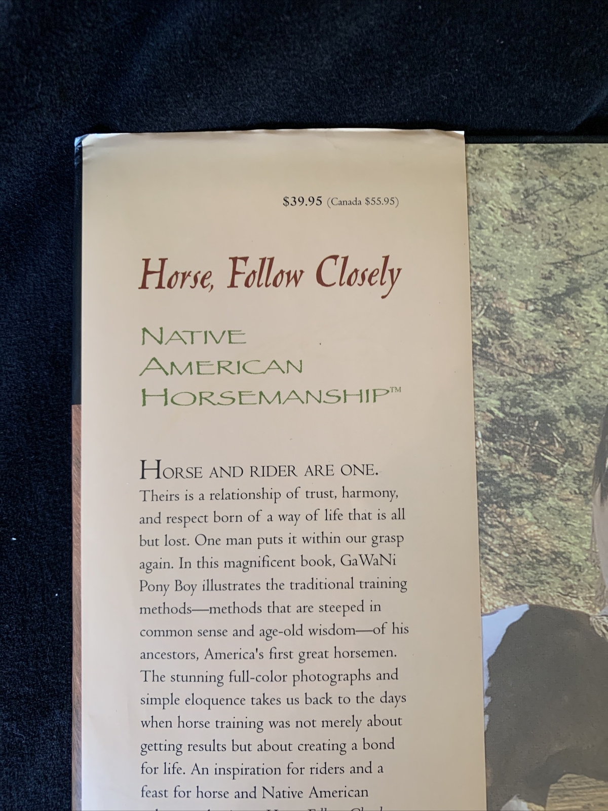 Signed 1st edition! Horse, Follow Closely by Gawani Pony Boy 2003 HCDJ Very good