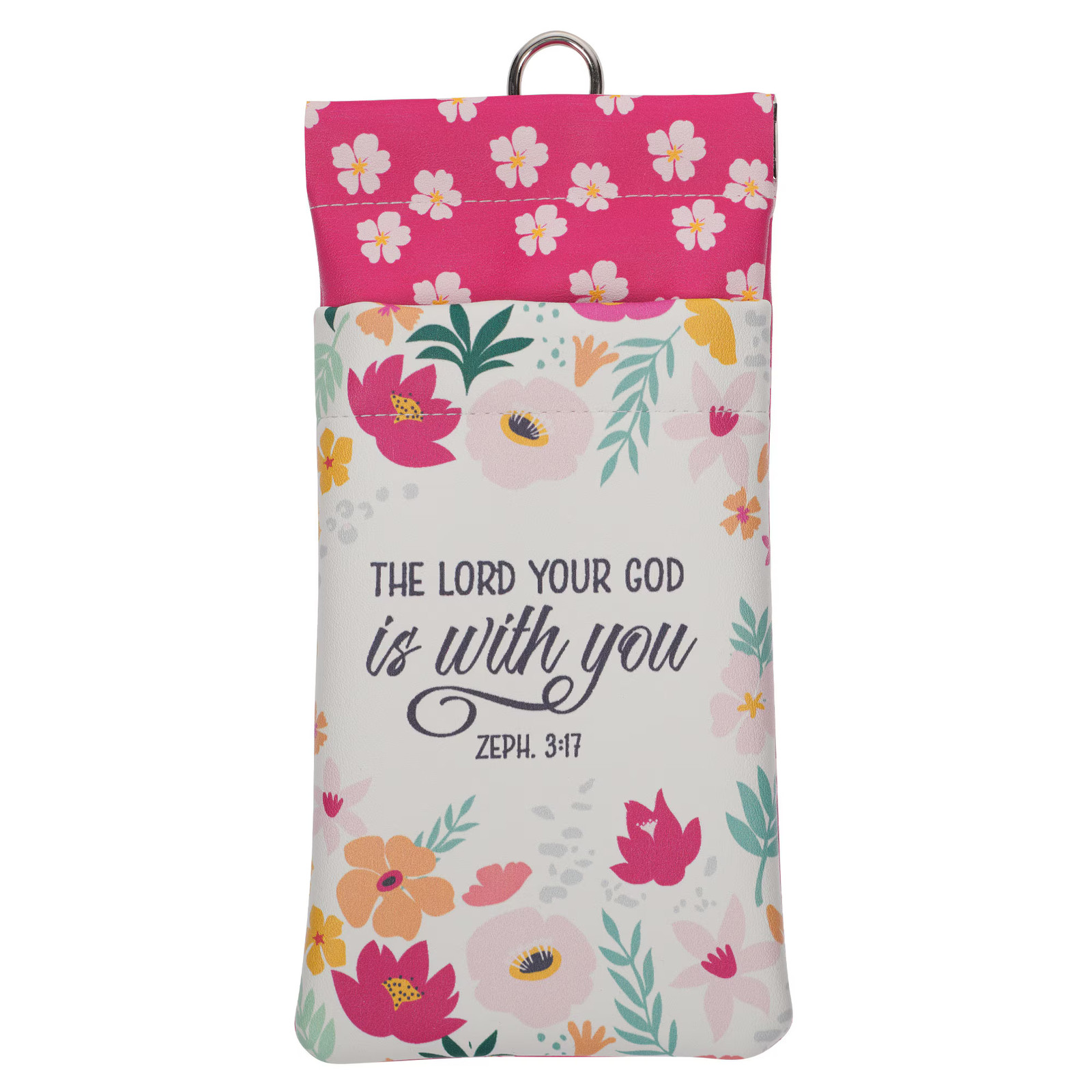 Premium Vegan Leather Protective Eyeglass & Sunglasses Case for Women: God is