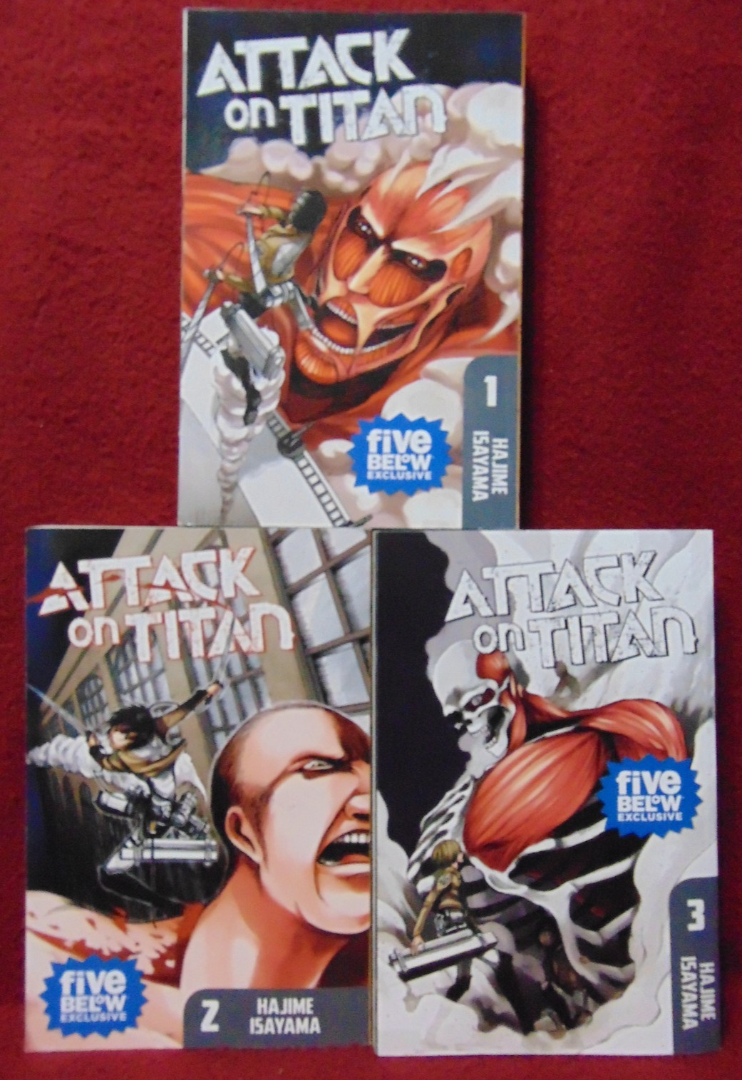 Titan Volumes 1-3 English Kodansha Magna Novels – Intense Action/ Horror Story