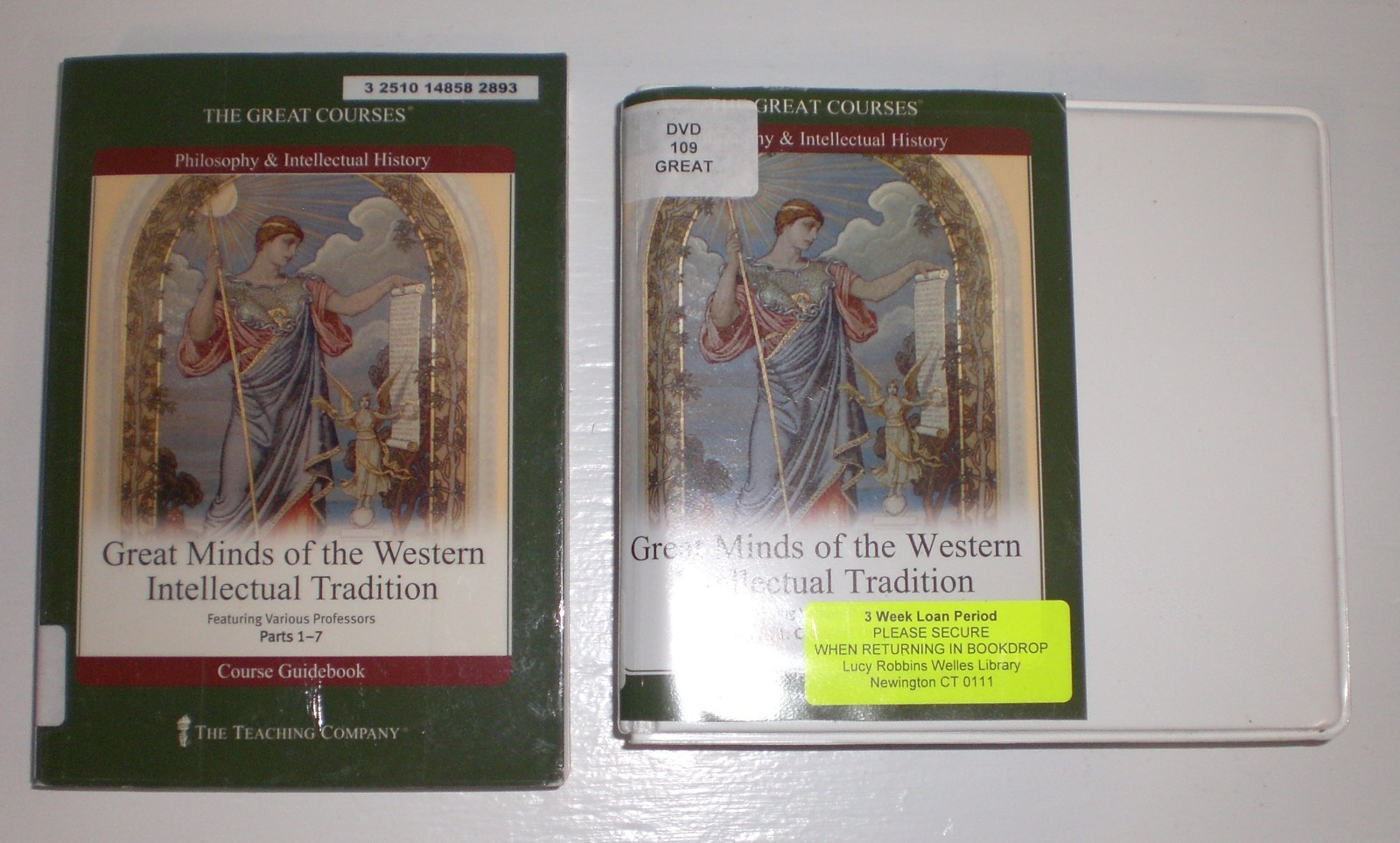 Great Courses 470 Great Minds Of The Western Intellectual Tradition dvds & book