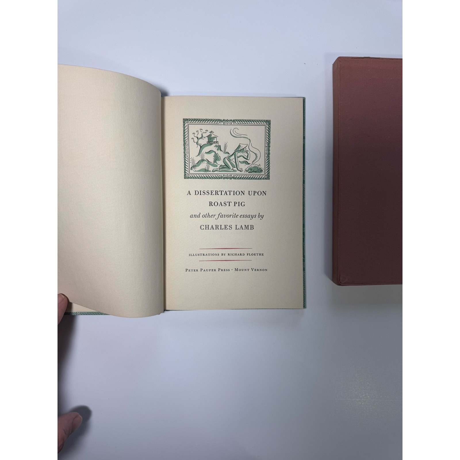 A Dissertation Upon Roast Pig & other Favorite Essays by Charles Lamb Hardcover
