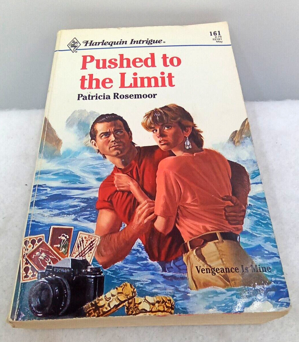 Harlequin Intrigue Paperback Pushed to the Limit P Rosemoor #161 1991 Preowned