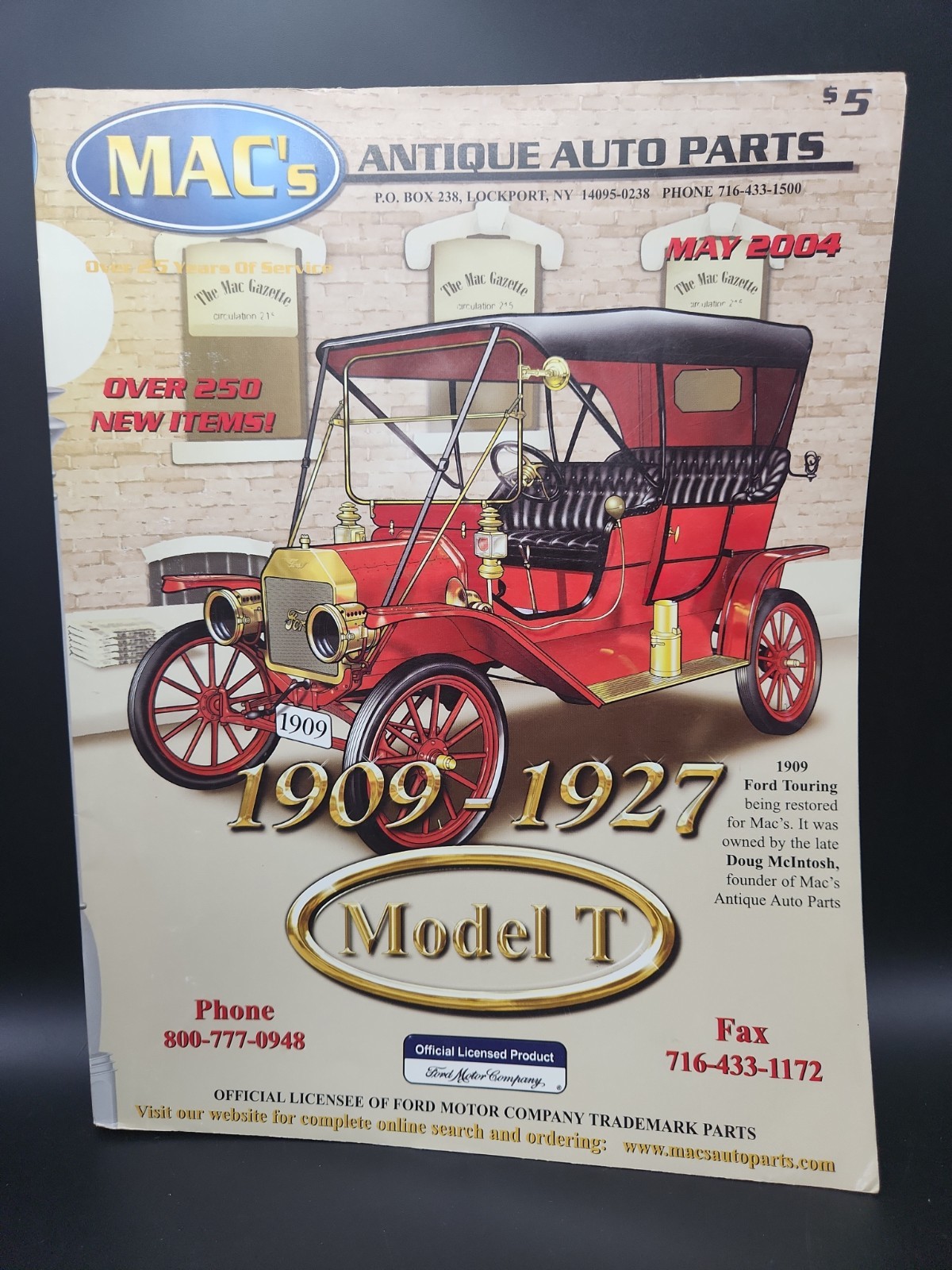 Model T Ford Restoration Handbook by Leslie R. Henry With 3 Copies Of Macs Auto