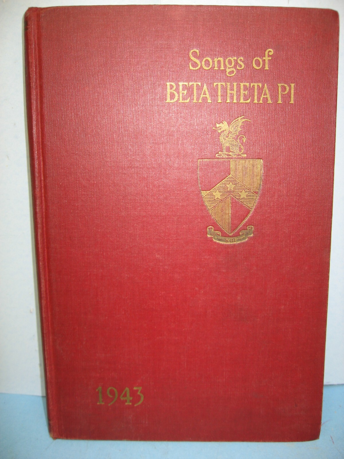 1943 Songs of BETA THETA PI, Includes 100 Songs with Index and First Line Index