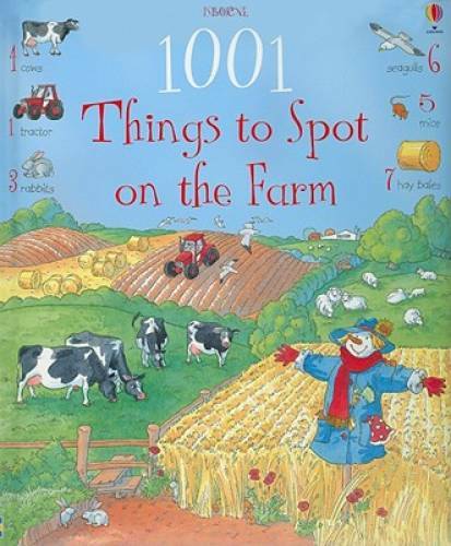 1001 Things to Spot on the Farm (Usborne 1001 Things to Spot) – Hardcover – GOOD