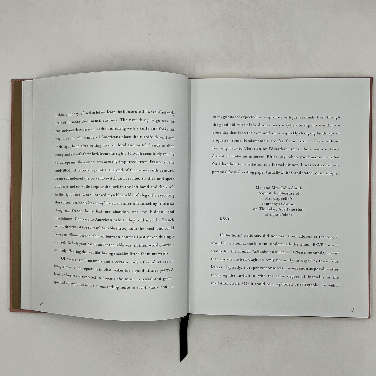 Dinner Diaries Daniel Cappello 2014 Hardcover Pink Stone Publishing Book