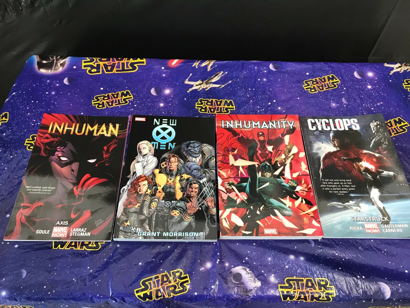 INHUMANITY INHUMAN CYLCOPS NEW X MEN 4 Book Lot Graphic Novels, Brand New!