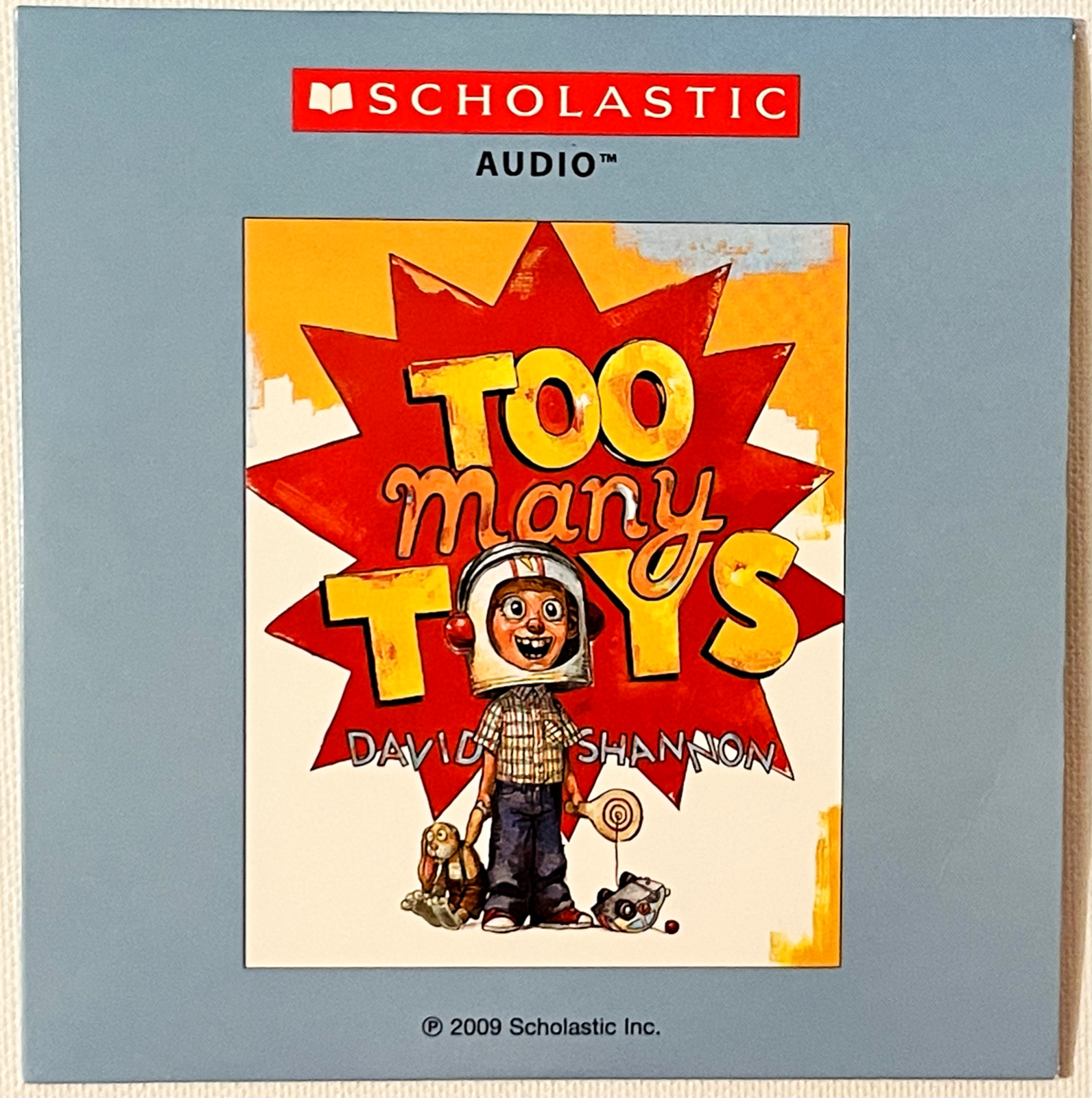 Scholastic – TOO MANY TOYS – Audio CD – David Shannon – NEW